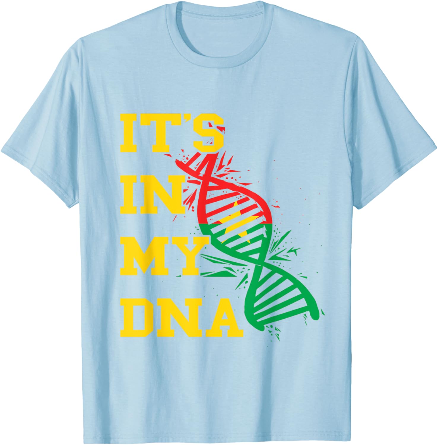 Burkina Faso Flag DNA Pride T-Shirt for Proud Burkina Fasoans - 19