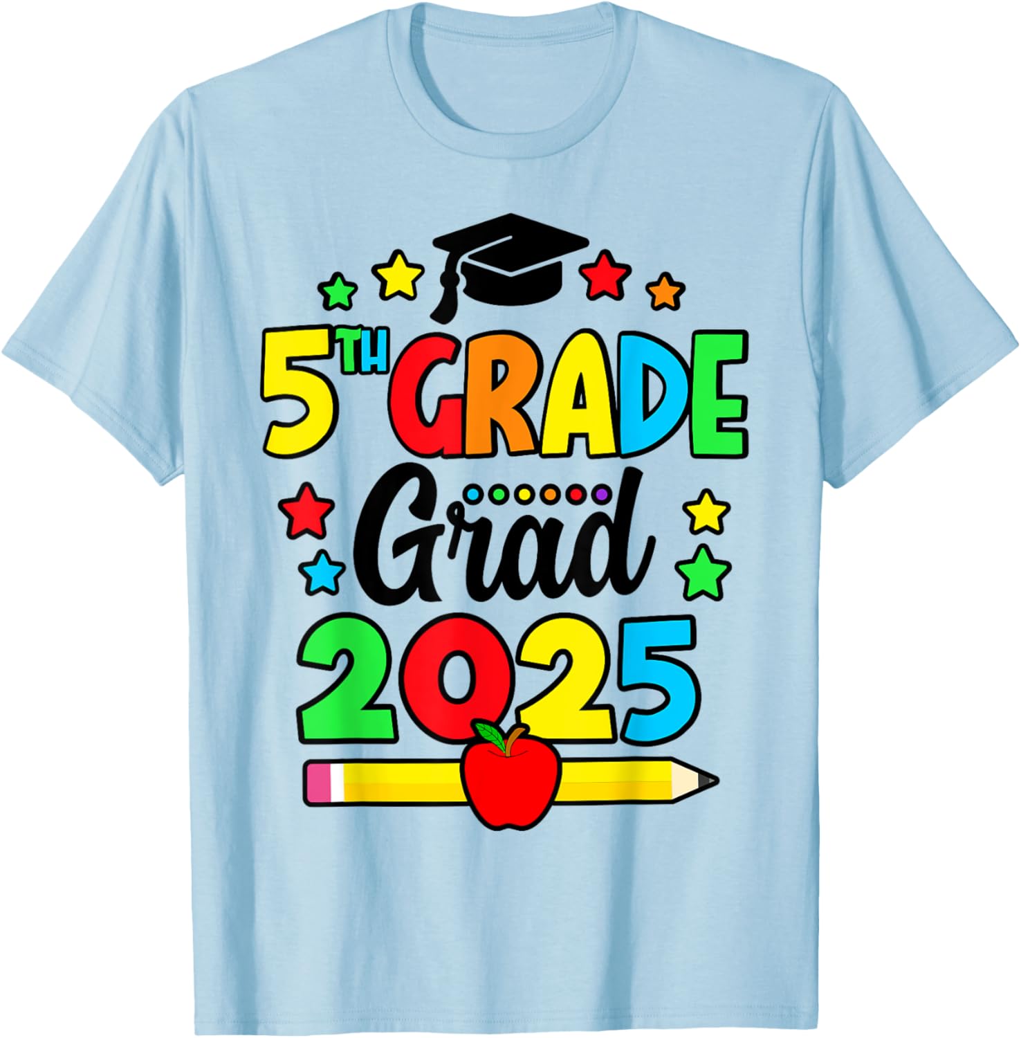 Fifth Grade Graduate 2025 T-Shirt for Elementary School Celebration - 11