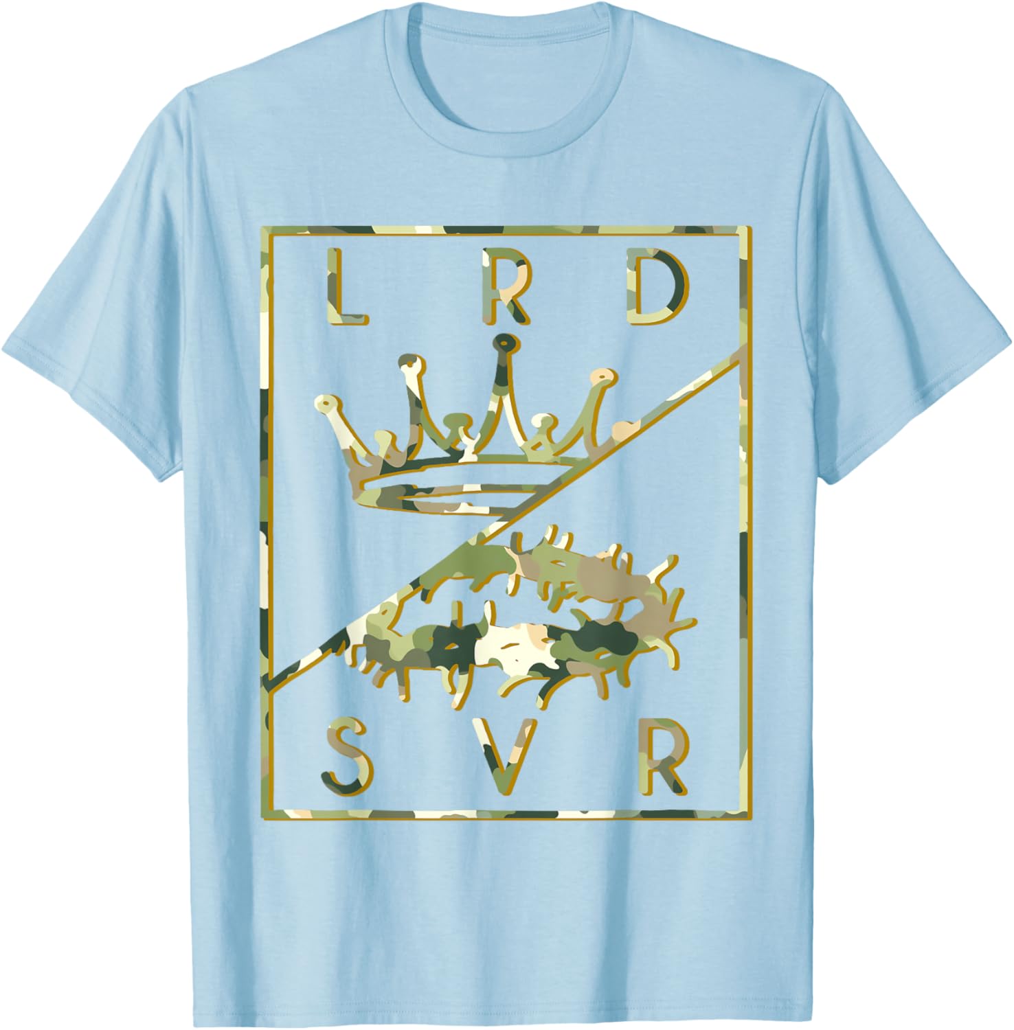 Camo Jesus Crown T-Shirt - Christian King Lord & Savior Apparel - 6