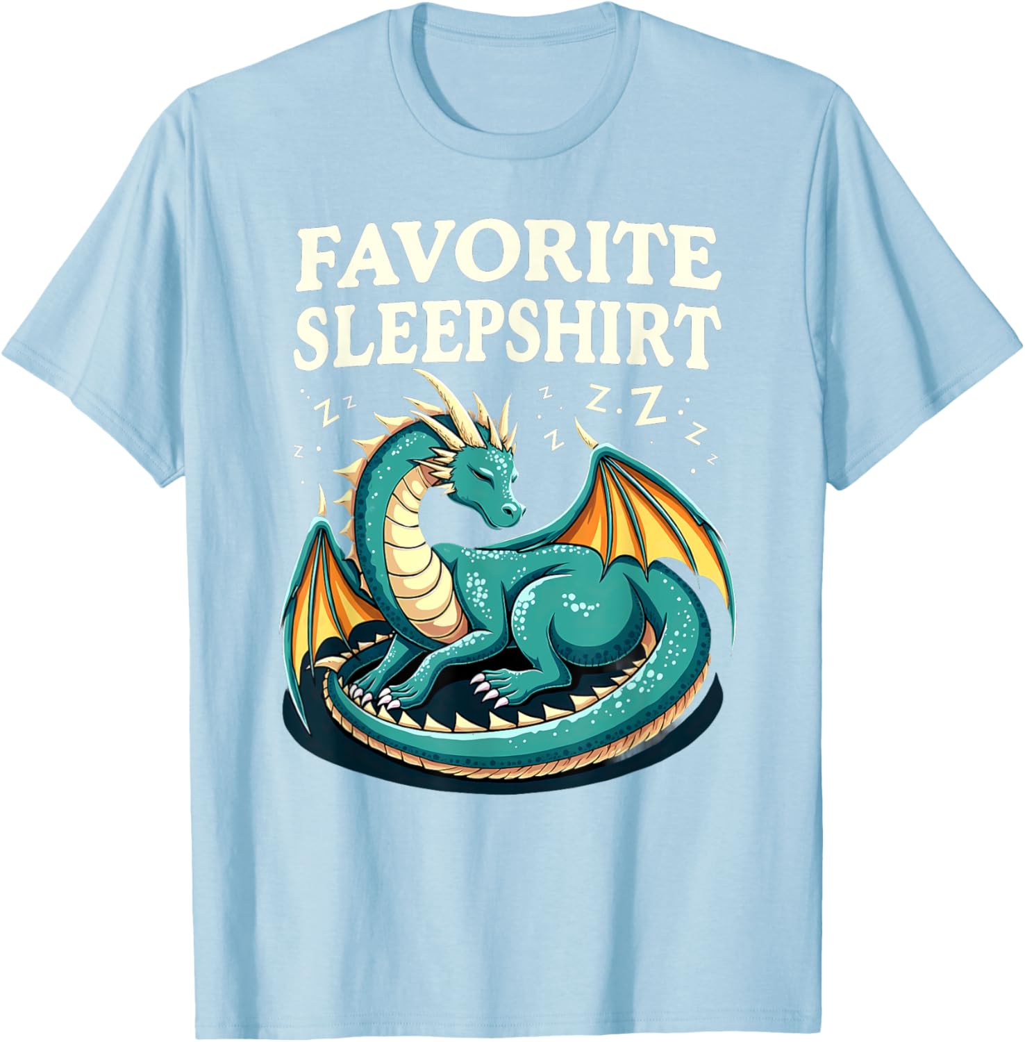 Cozy Sleeping Dragon Favorite Sleepshirt T-Shirt for Ultimate Comfort - 4
