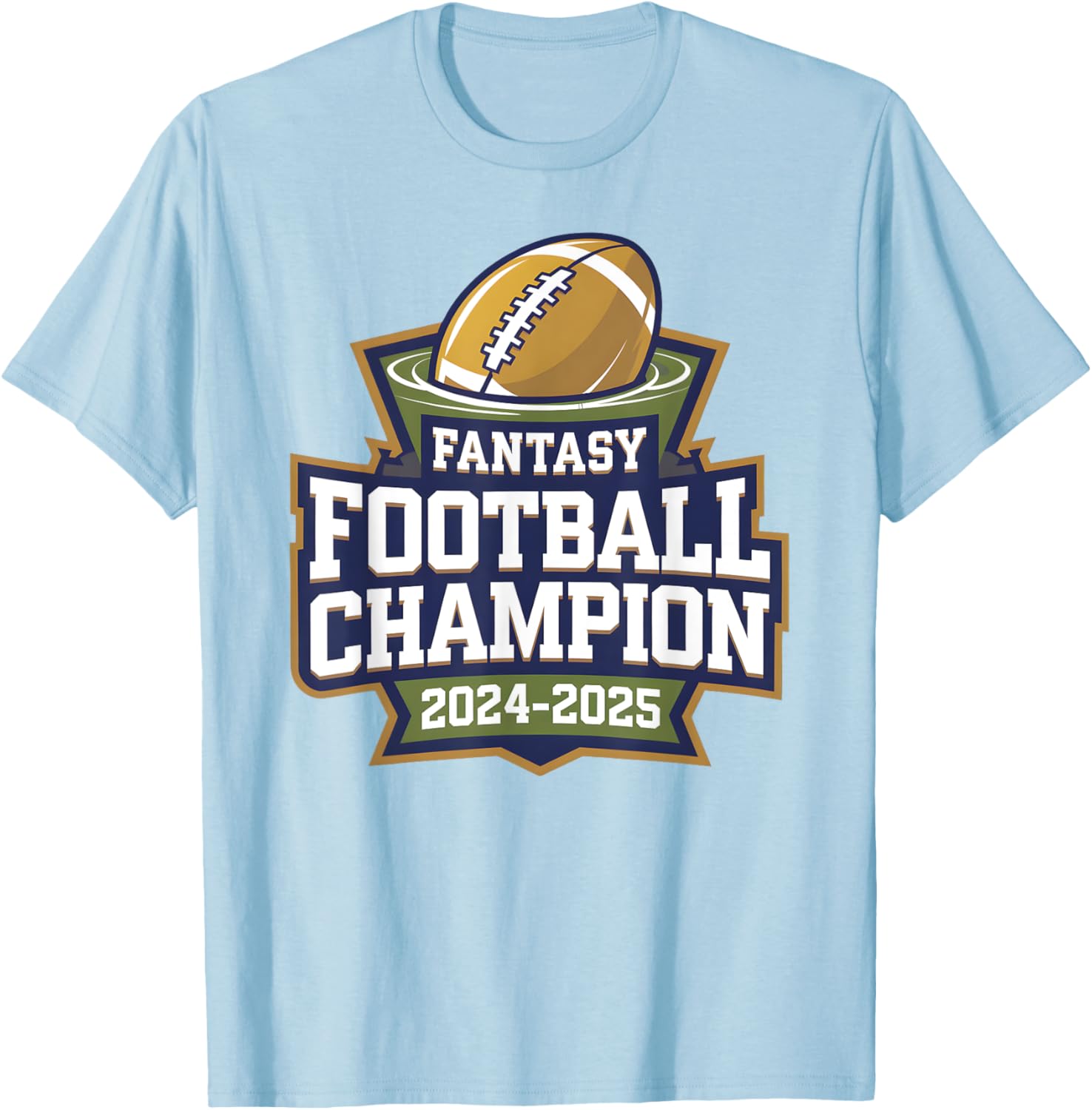 Fantasy Football Champion T-Shirt for Men and Boys 2024-2025 - 1