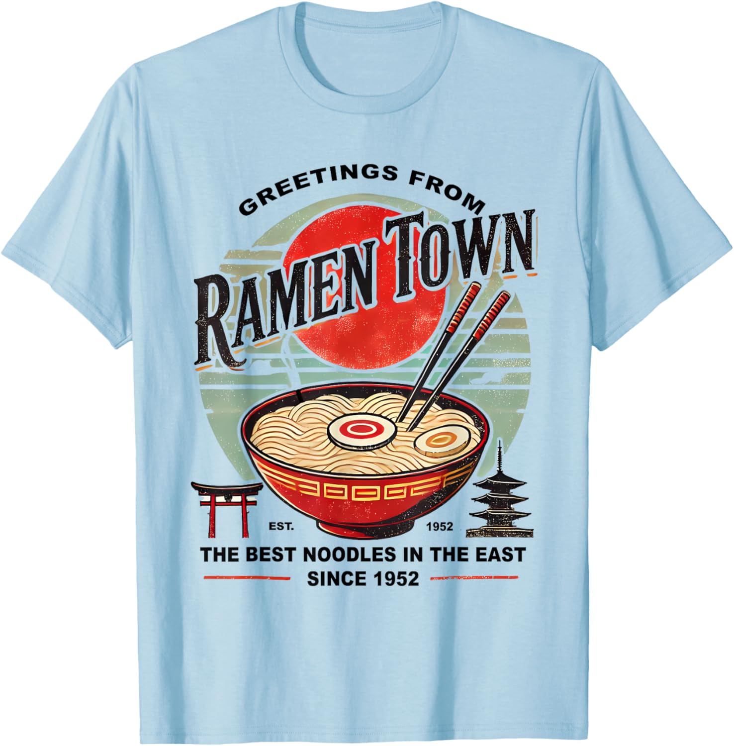 Vintage Japanese Ramen T-Shirt for Food Lovers and Fashion Enthusiasts - 5