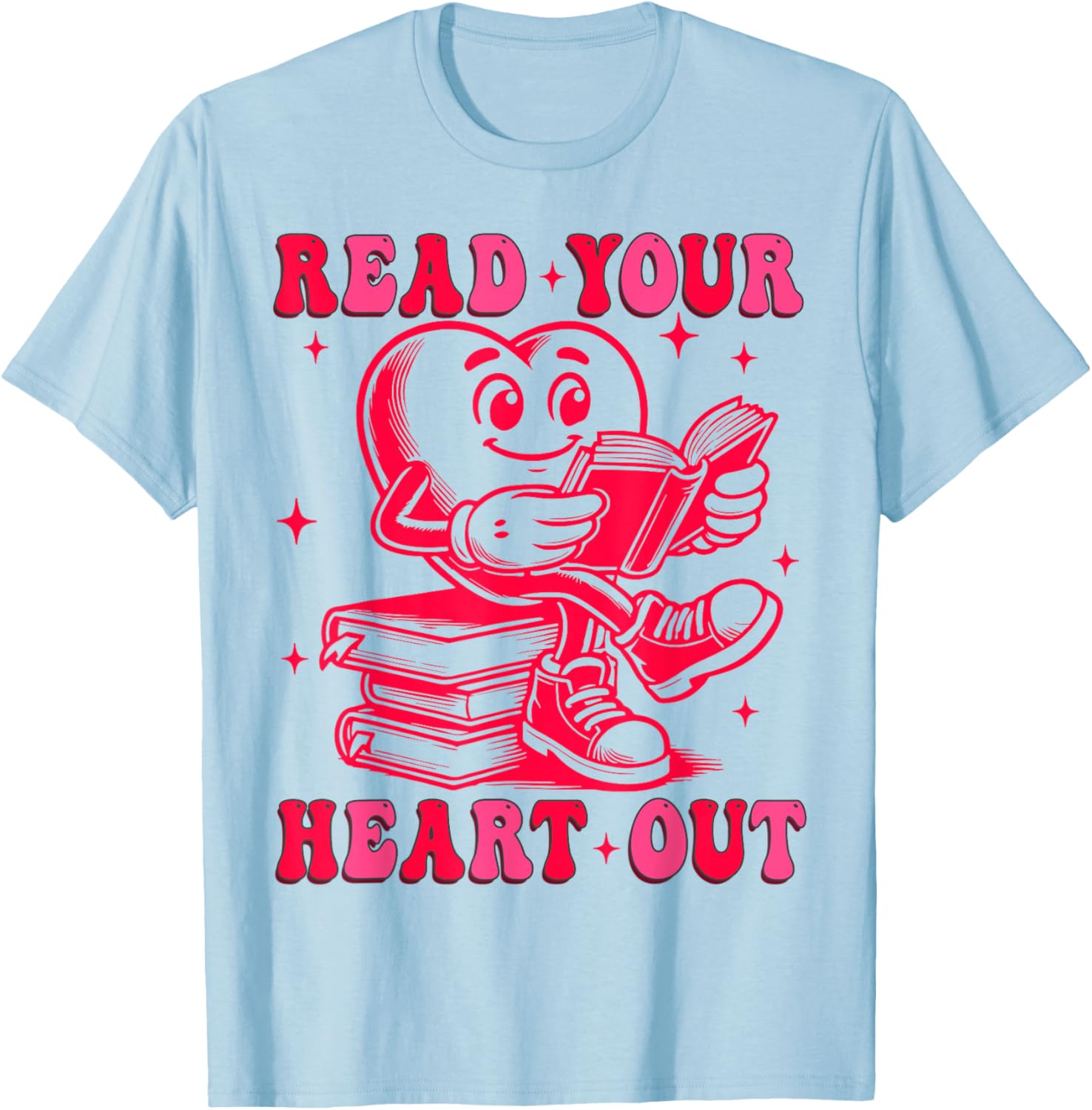Read Your Heart Out Valentine's Day T-Shirt for Book Lovers - 12