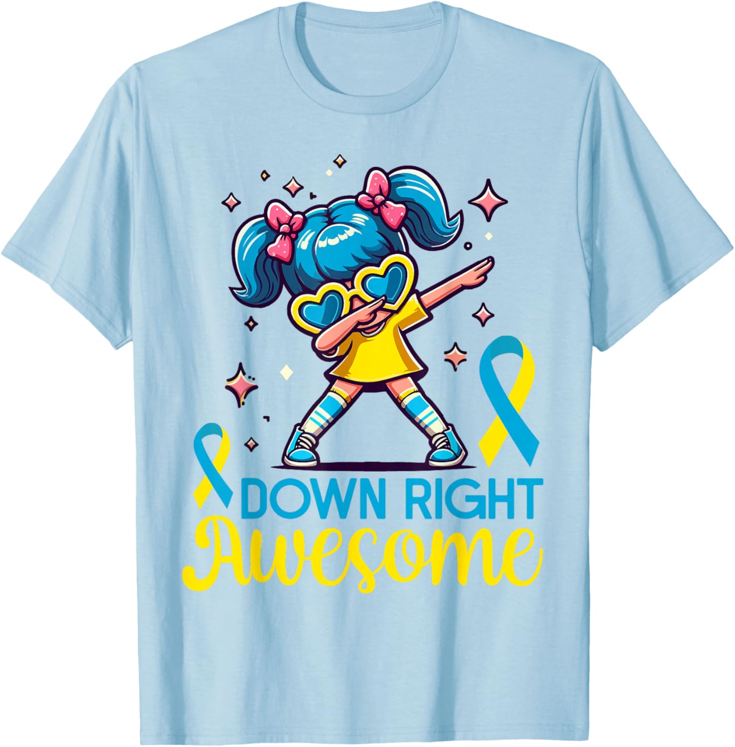 Down Syndrome Awareness Day Awesome Girls Women's T-Shirt for Support - 2