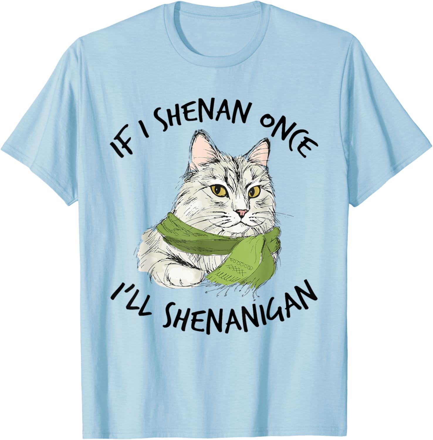 Funny Shenanigan Cat T-Shirt Perfect for Cat Lovers and Laughs - 13