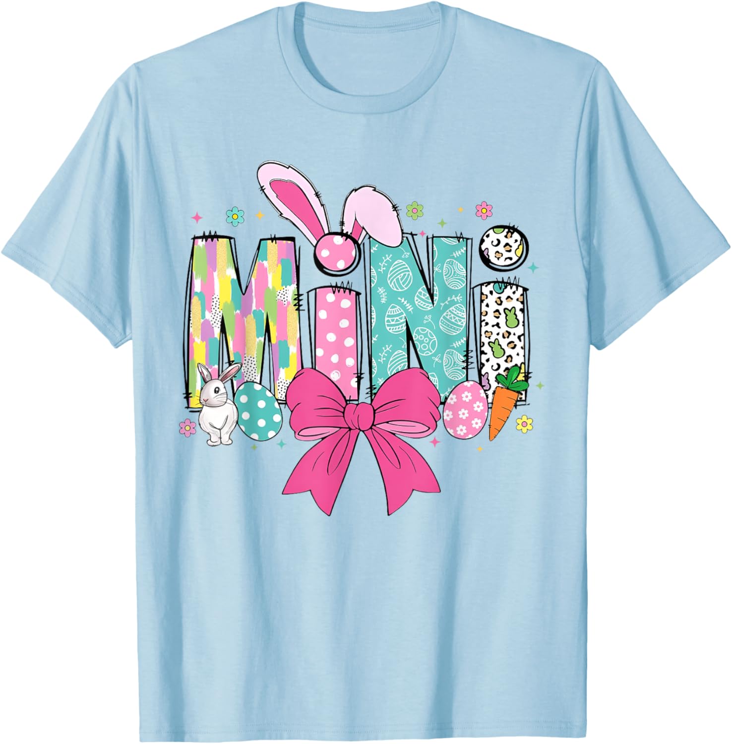 Adorable Mama Bunny Easter T-Shirt for Matching Family Celebrations - 23