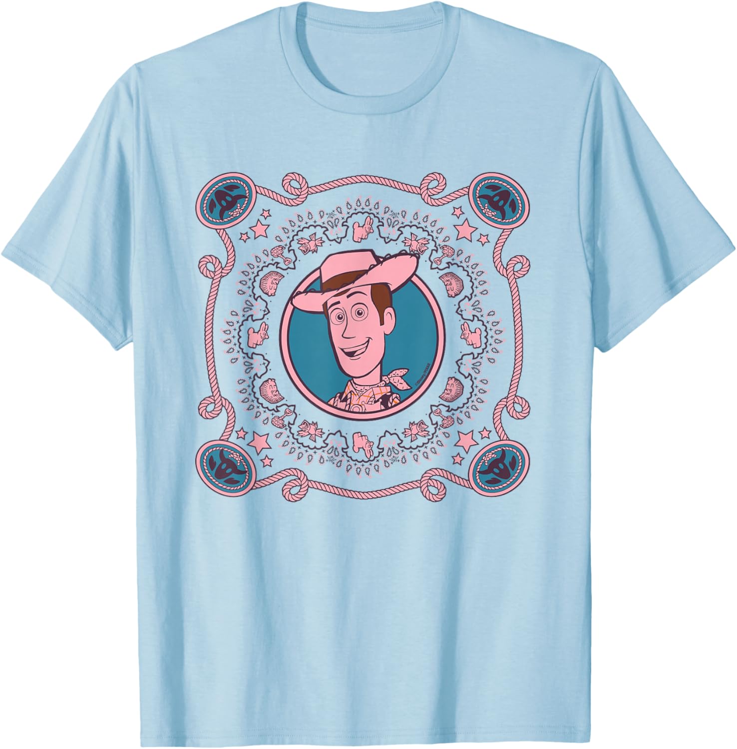 Disney Pixar Toy Story Sheriff Woody Western T-Shirt for Fans - 17