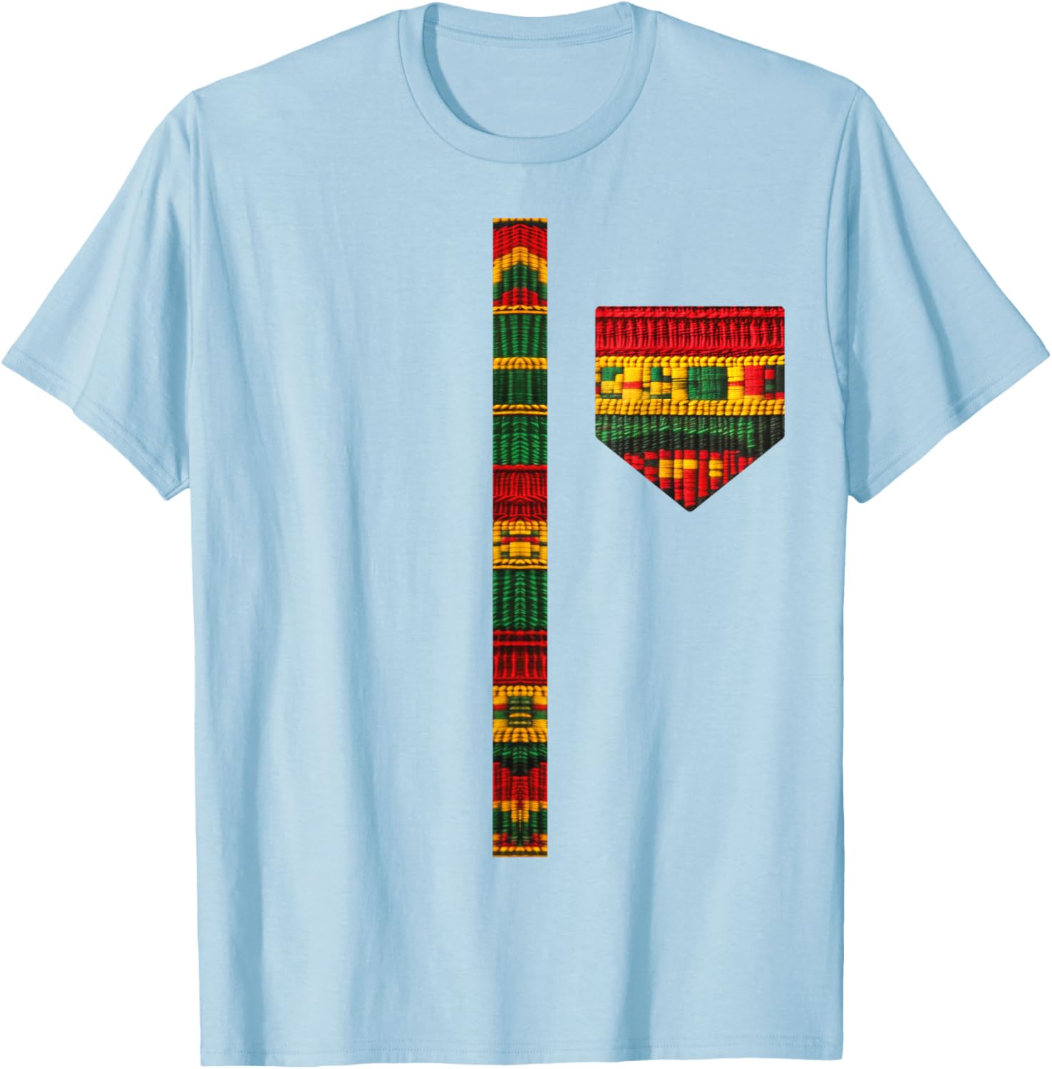 Stylish African Print Dashiki Kente Art T-Shirt for Men and Boys - 18
