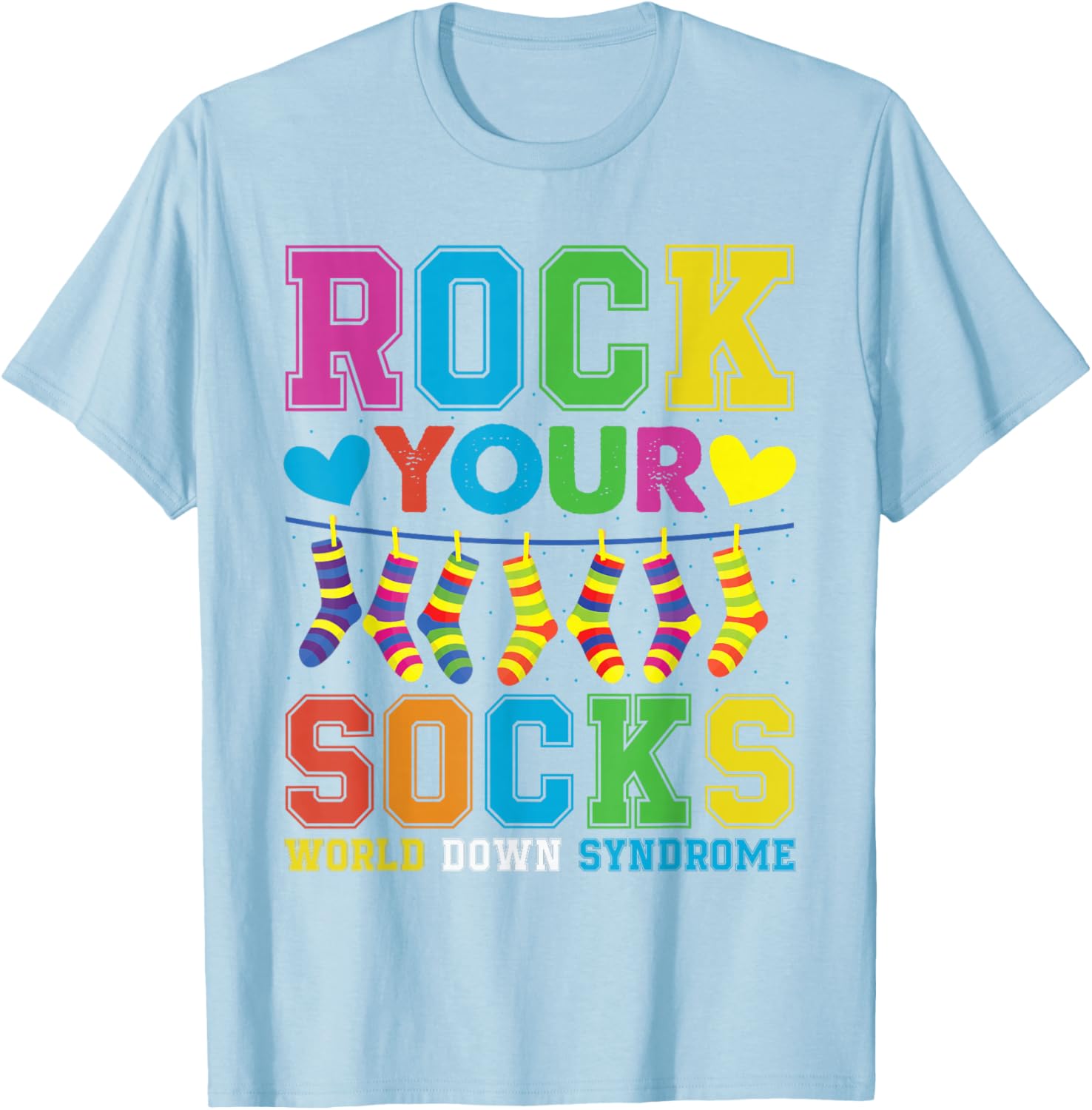 Rock Your Socks Down Syndrome Awareness T-Shirt for Kids 2025 - 4