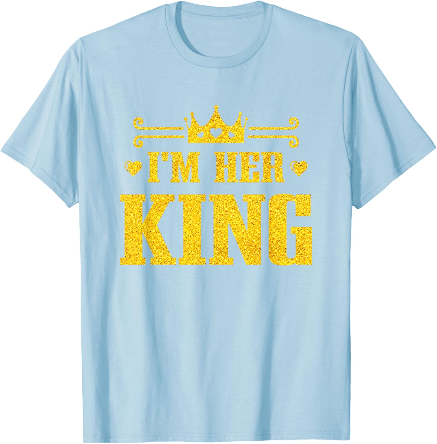 His Queen Her King Couples T-Shirt for Valentine's Day and Anniversaries - 14