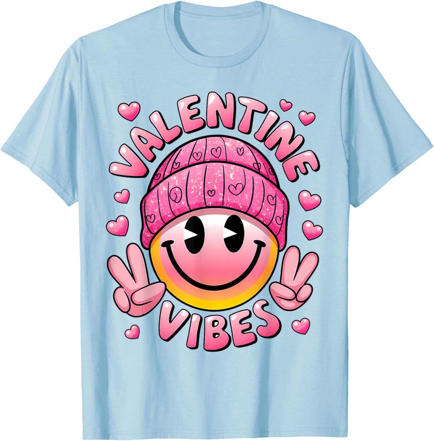 Valentine Vibes T-Shirt for Men, Women, and Kids - Perfect for Love Day - 23