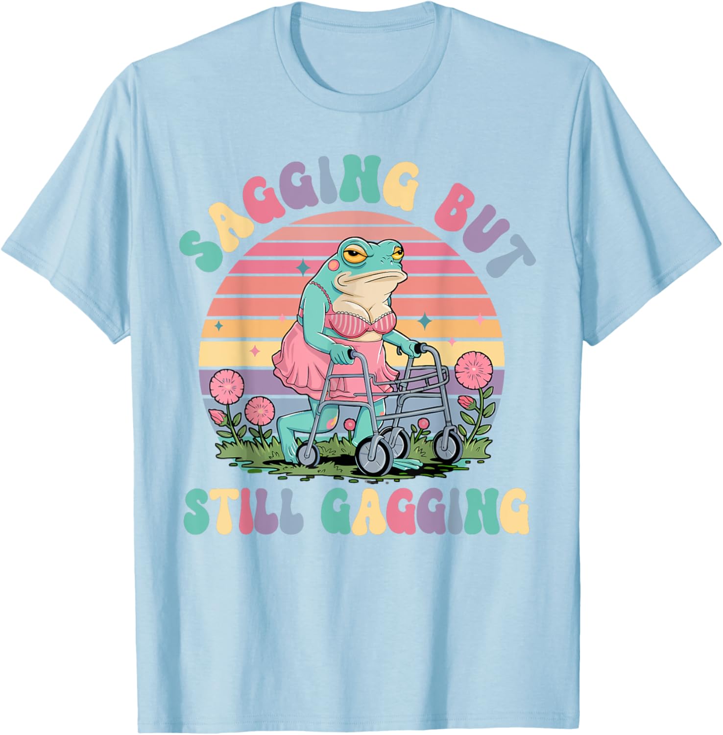 Funny Sagging Frog Meme T-Shirt for Adults - Embarrassing Gift Idea - 28