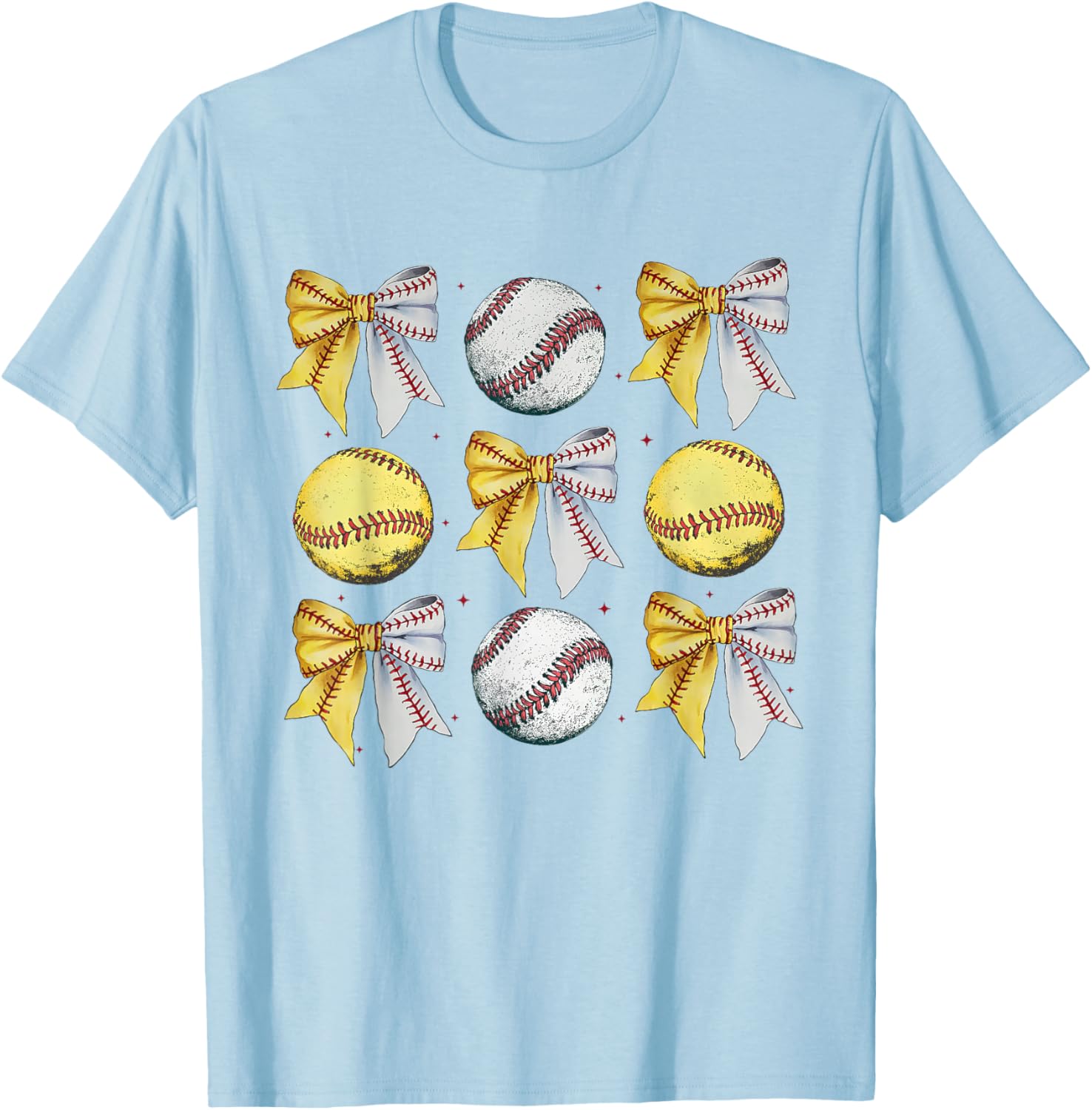 Coquette Bow Baseball Softball Game Day Mom T-Shirt for Women - 8