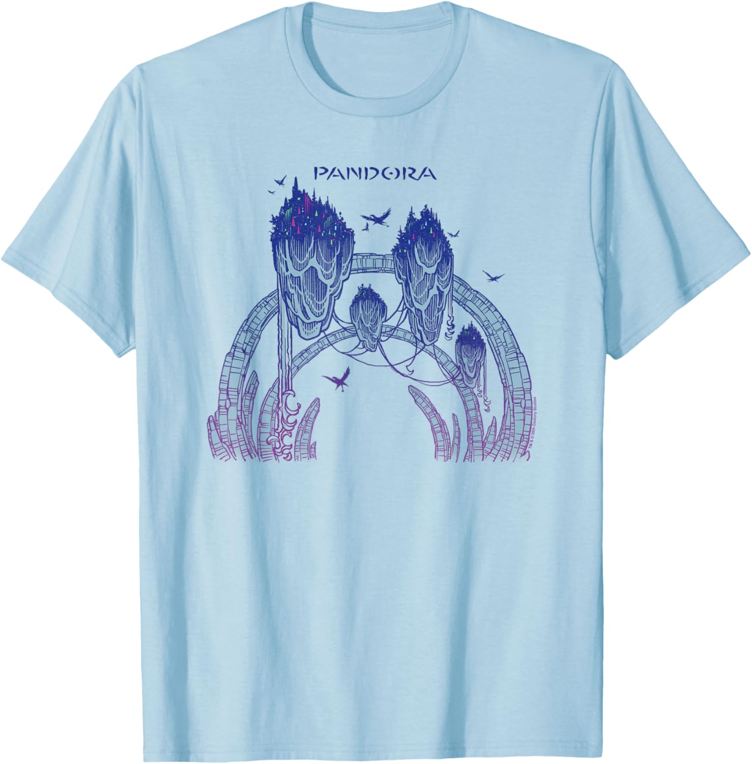 Vintage Avatar Hallelujah Mountains Landscape T-Shirt for Nature Lovers - 3