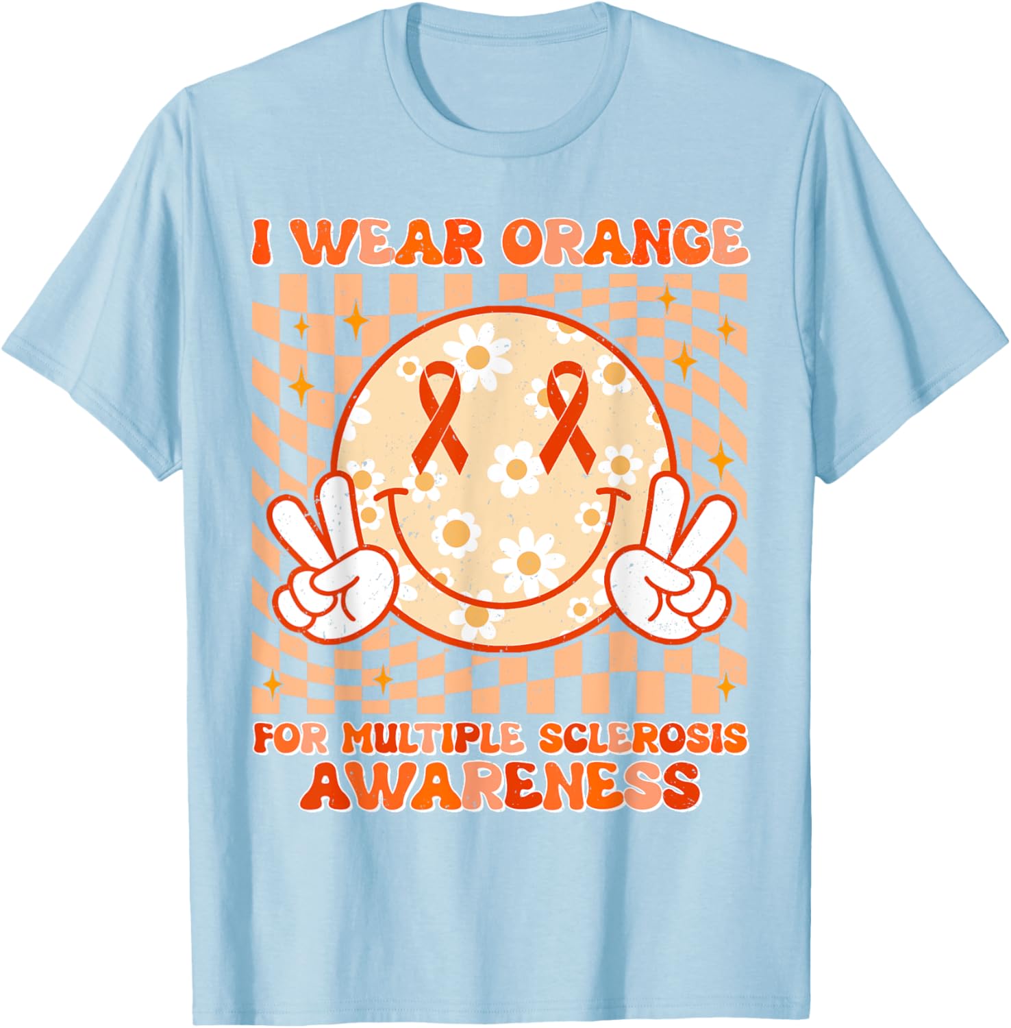 Motivation Support Multiple Sclerosis Awareness T-Shirt for MS Fighters - 8