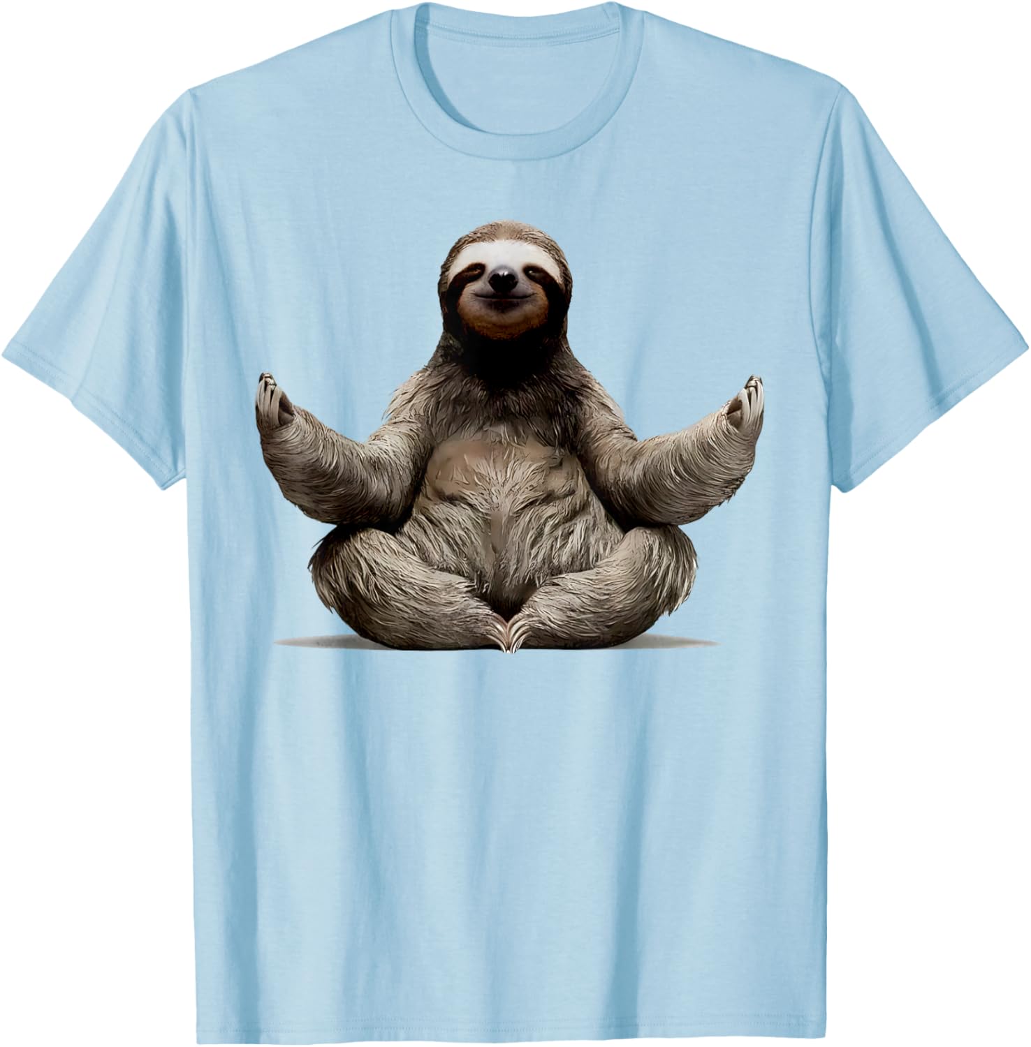 Sloth Yoga Namaste T-Shirt for Men and Women - Zen Buddha Meditation Wear - 7