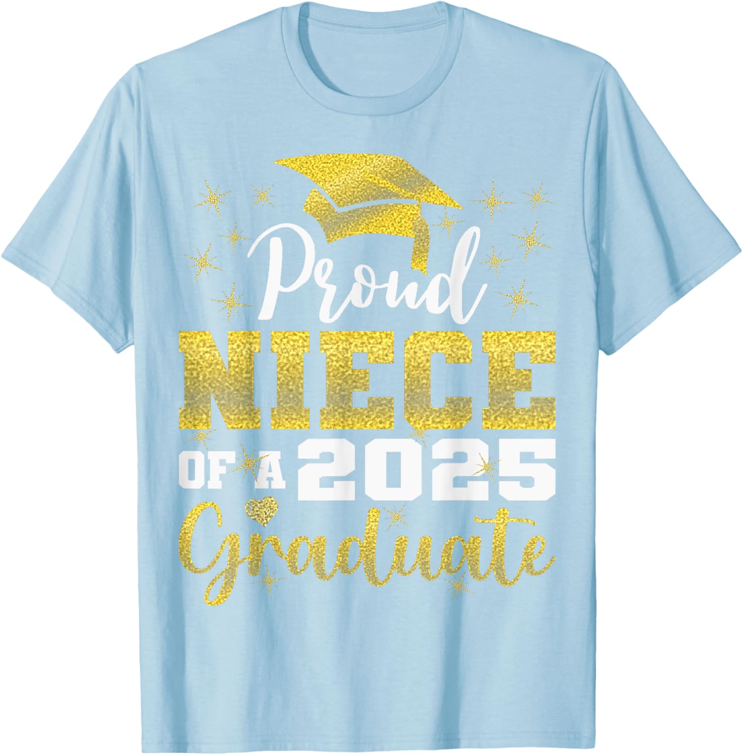 Super Proud Niece of Graduate 2025 Senior Graduation Family T-Shirt - 21