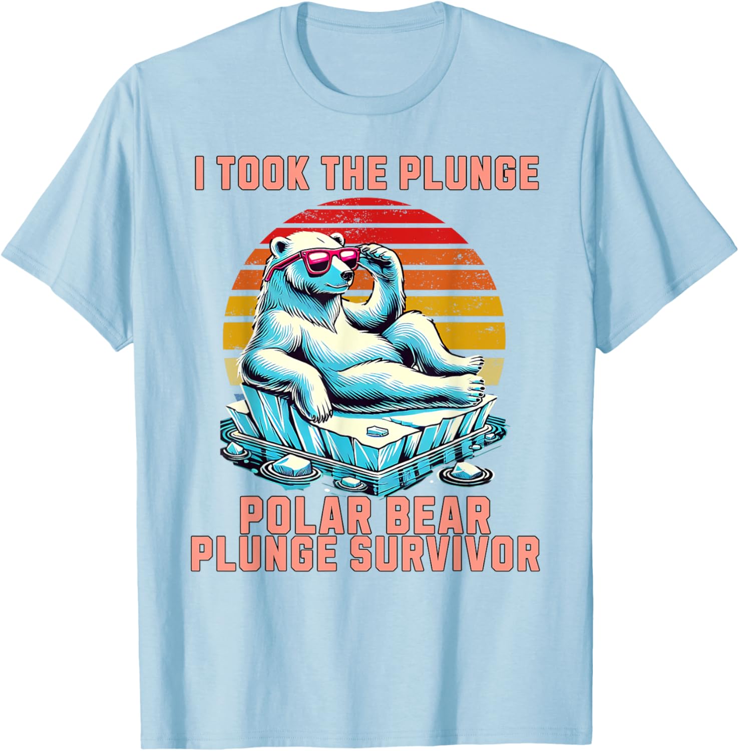 Polar Bear Plunge Survivor 2025 Fun Winter Adventure T-Shirt for Adventurers - 19