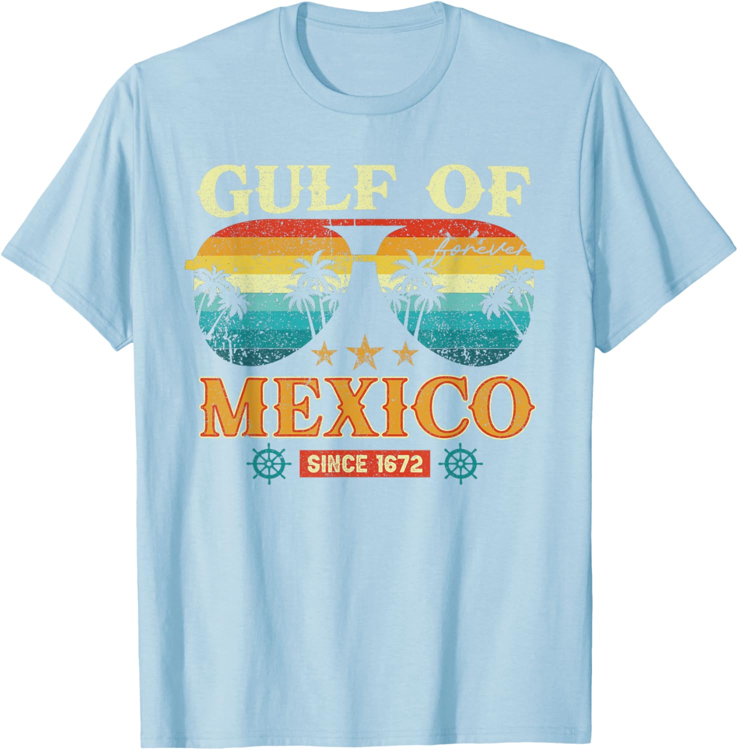 Gulf of Mexico Vintage T-Shirt Retro Style Clothing for Beach Lovers - 20