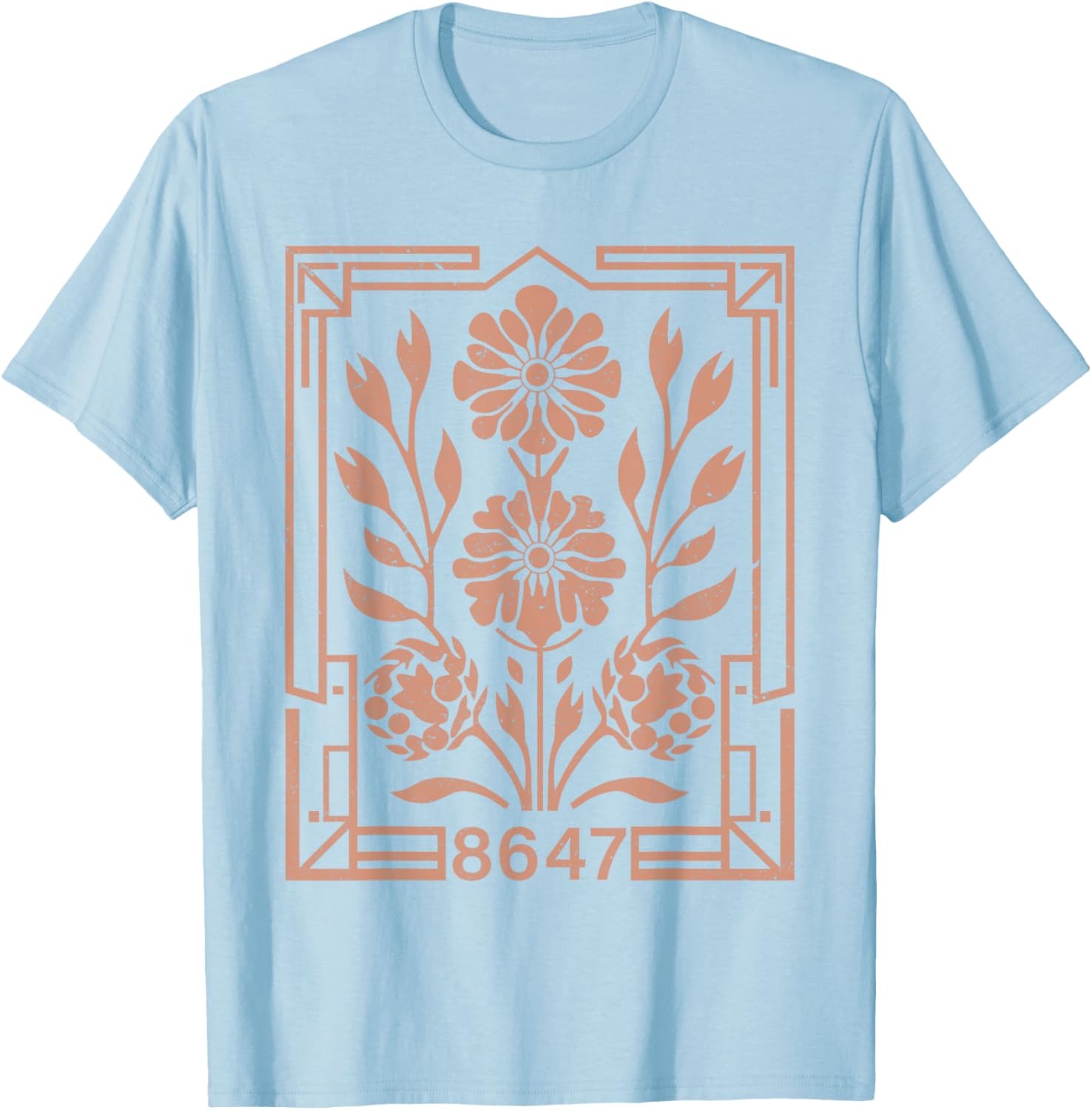 Floral Boho Anti Trump T-Shirt 8647 Stylish Casual Wear for All Occasions - 25