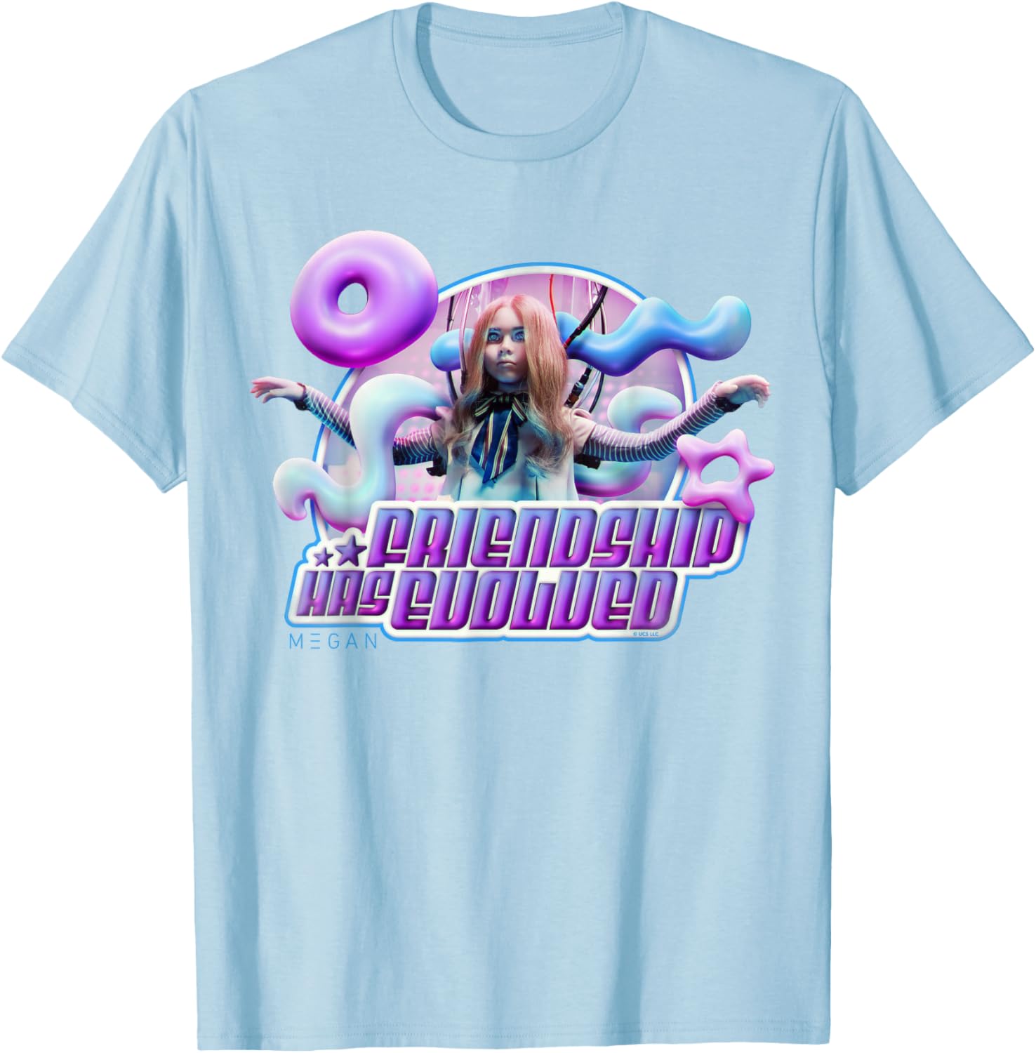 M3GAN Y2K Cyber Pop Style T-Shirt for Trendy Friendship Fashion - 7