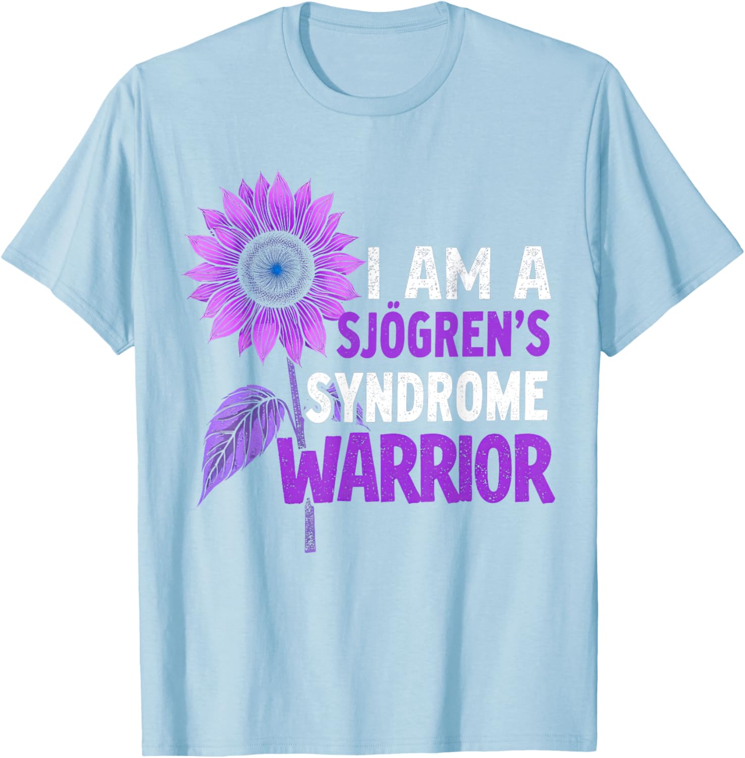 Sjögren's Syndrome Awareness Sunflower Warrior T-Shirt for Support - 10