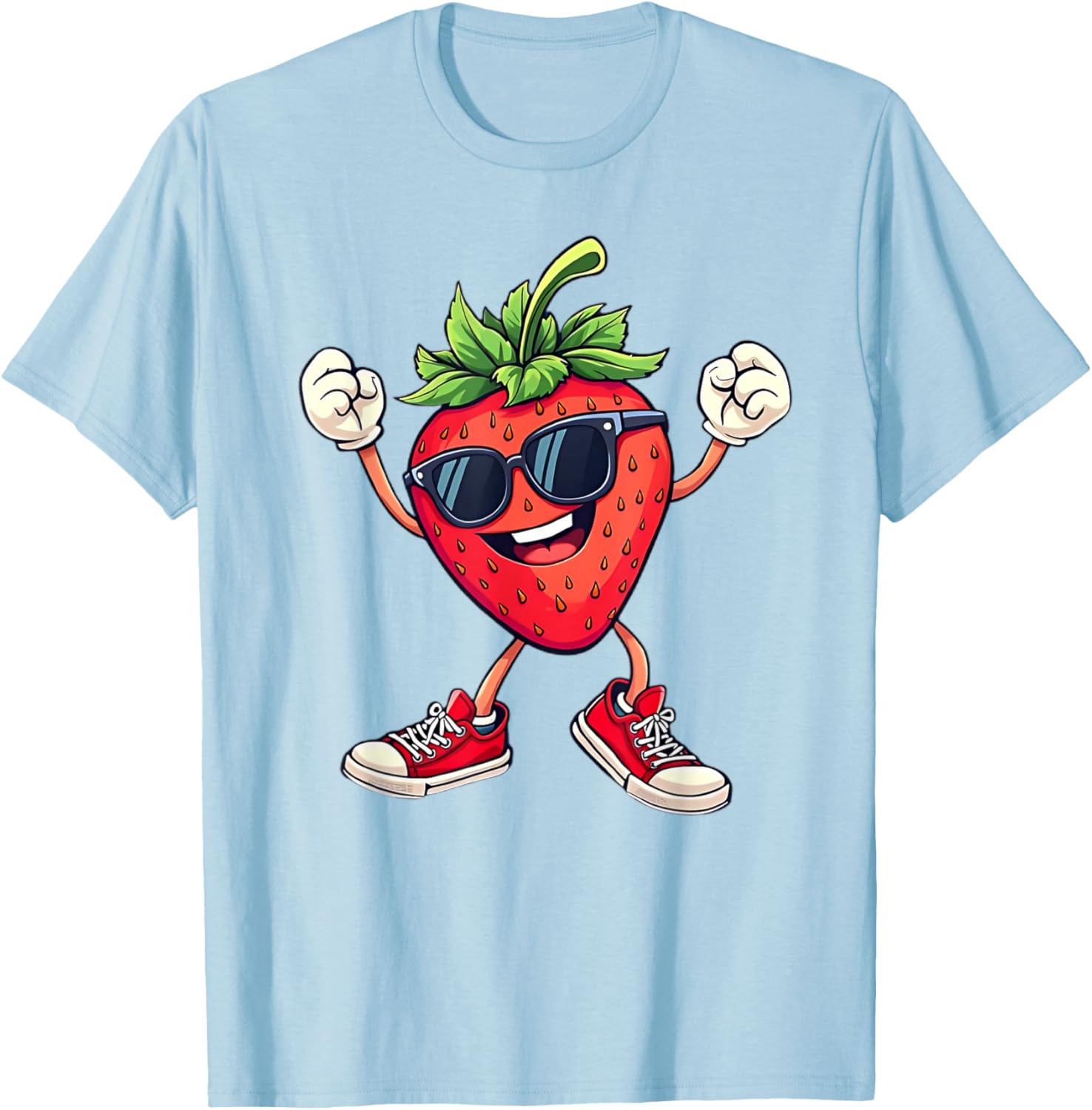 Fun Partying Strawberry Costume T-Shirt for Kids Boys and Girls - 3