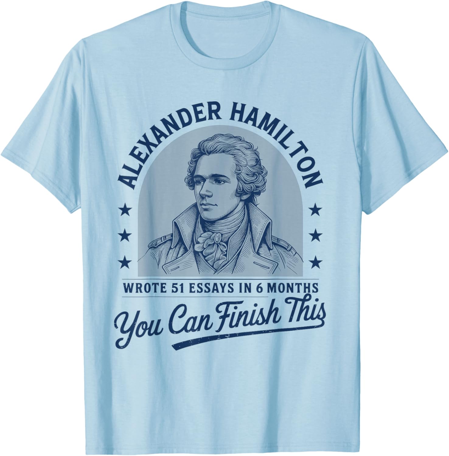 Vintage Hamilton 51 Essays T-Shirt Perfect for History Lovers and Writers - 7