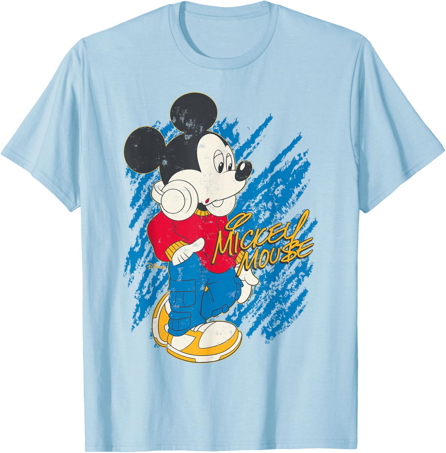 Mickey Mouse Laid Back T-Shirt with Headphones for Casual Style - 5