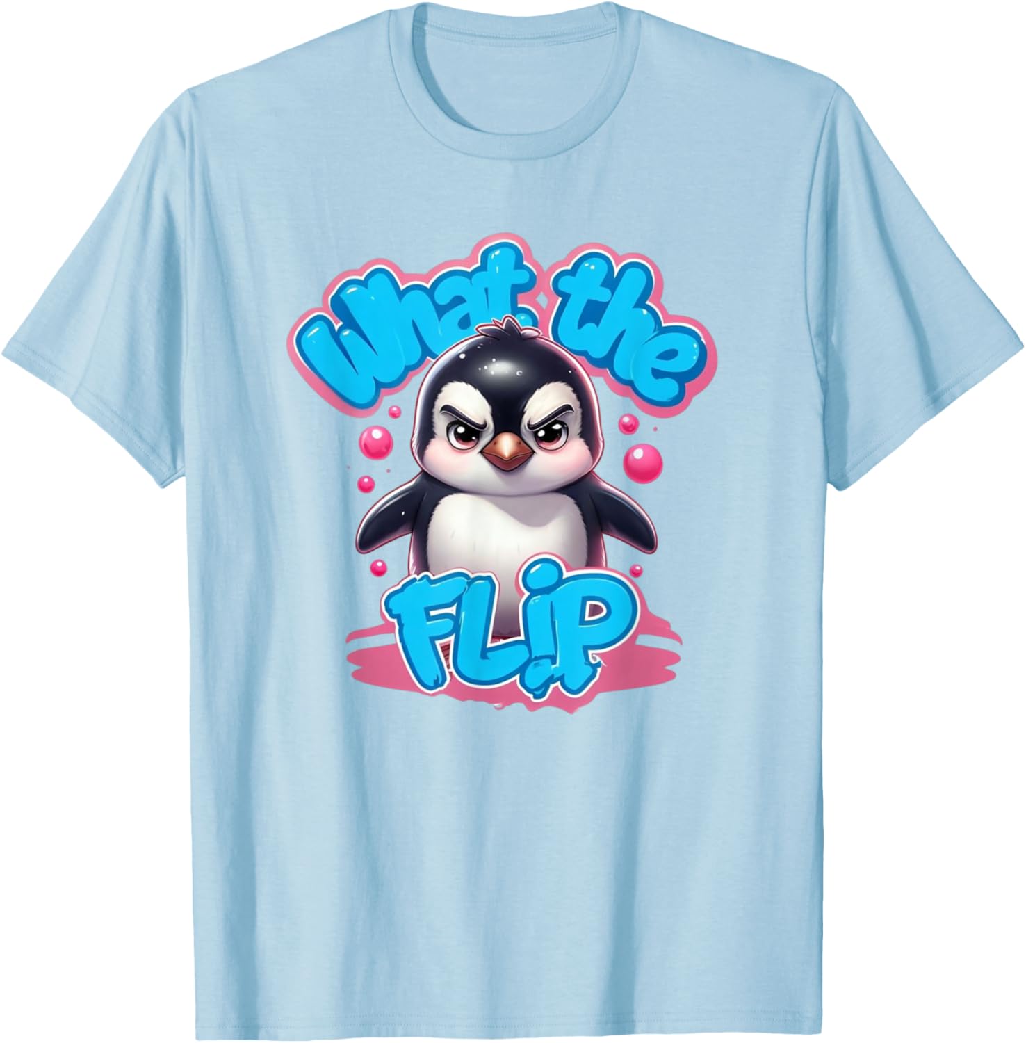 Cute Funny Trendy Aesthetic What The Flip Graphic Tee for Casual Style - 3