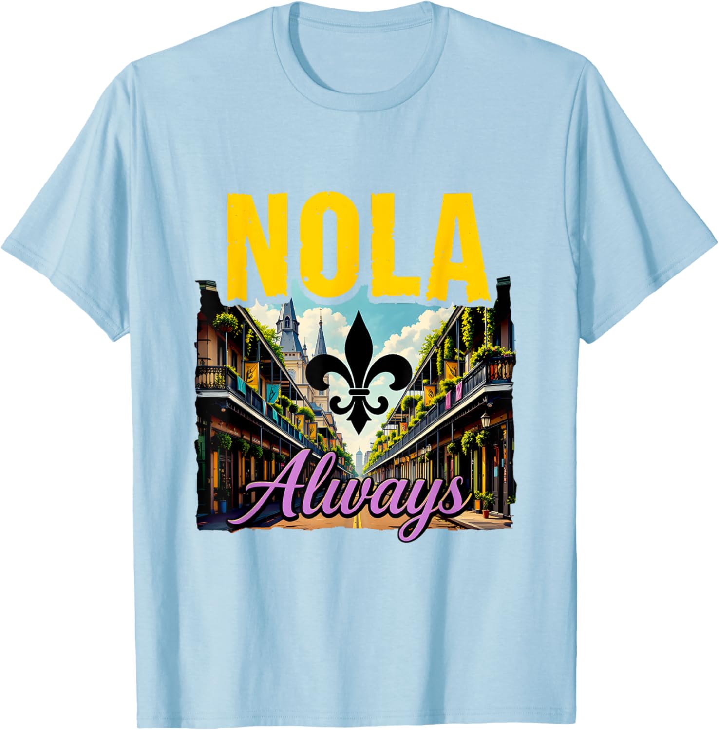 NOLA Never Forget New Orleans Support T-Shirt for Proud Locals - 6