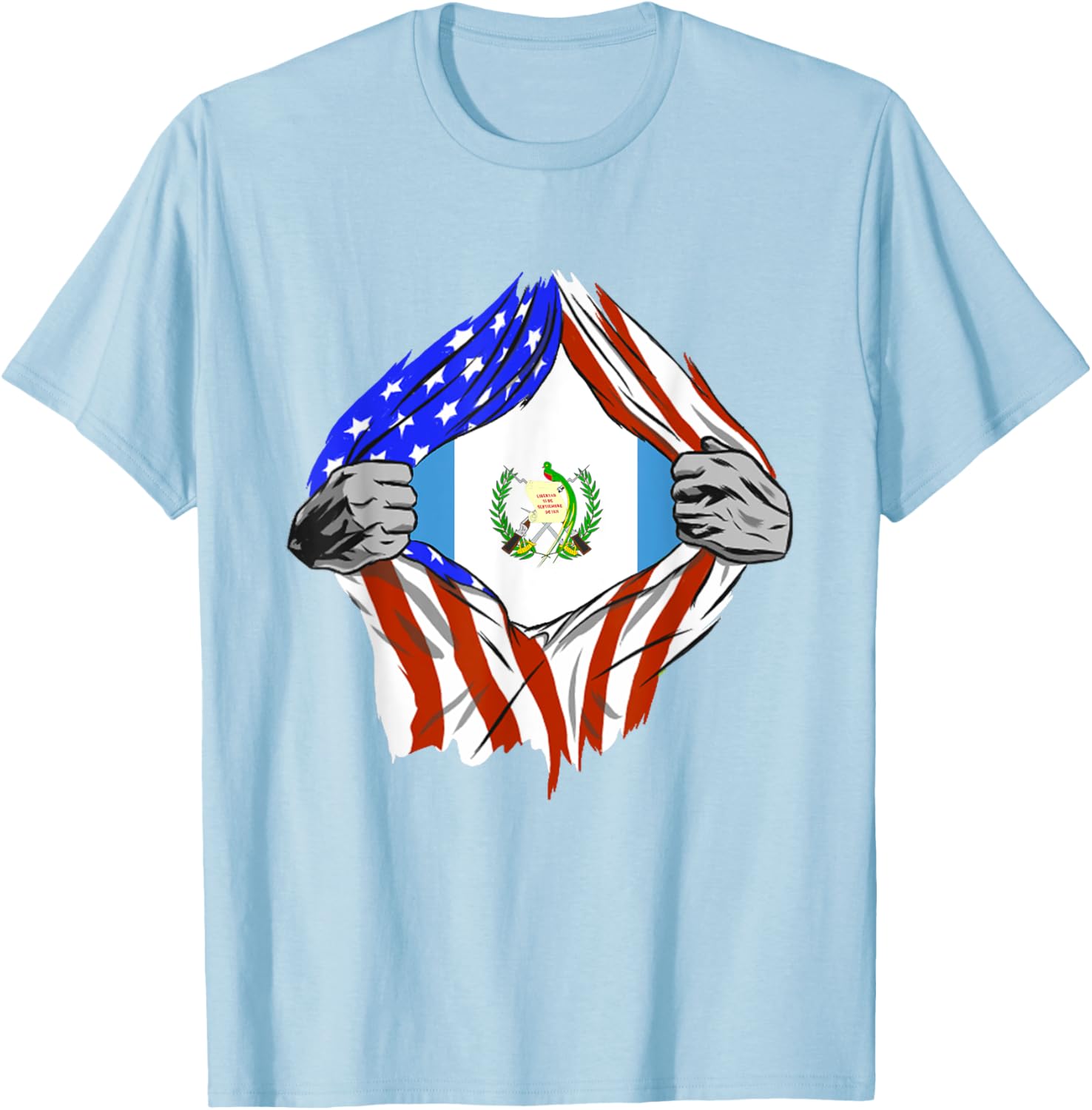Guatemala Flag T-Shirt for Proud Patriots | Stylish American Apparel - 20