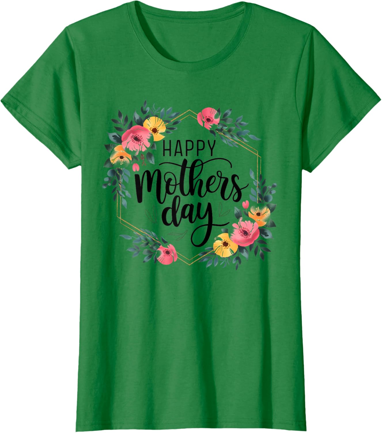 Floral Happy Mother’s Day T-Shirt for Moms and Grandmas - Stylish Gift - 5