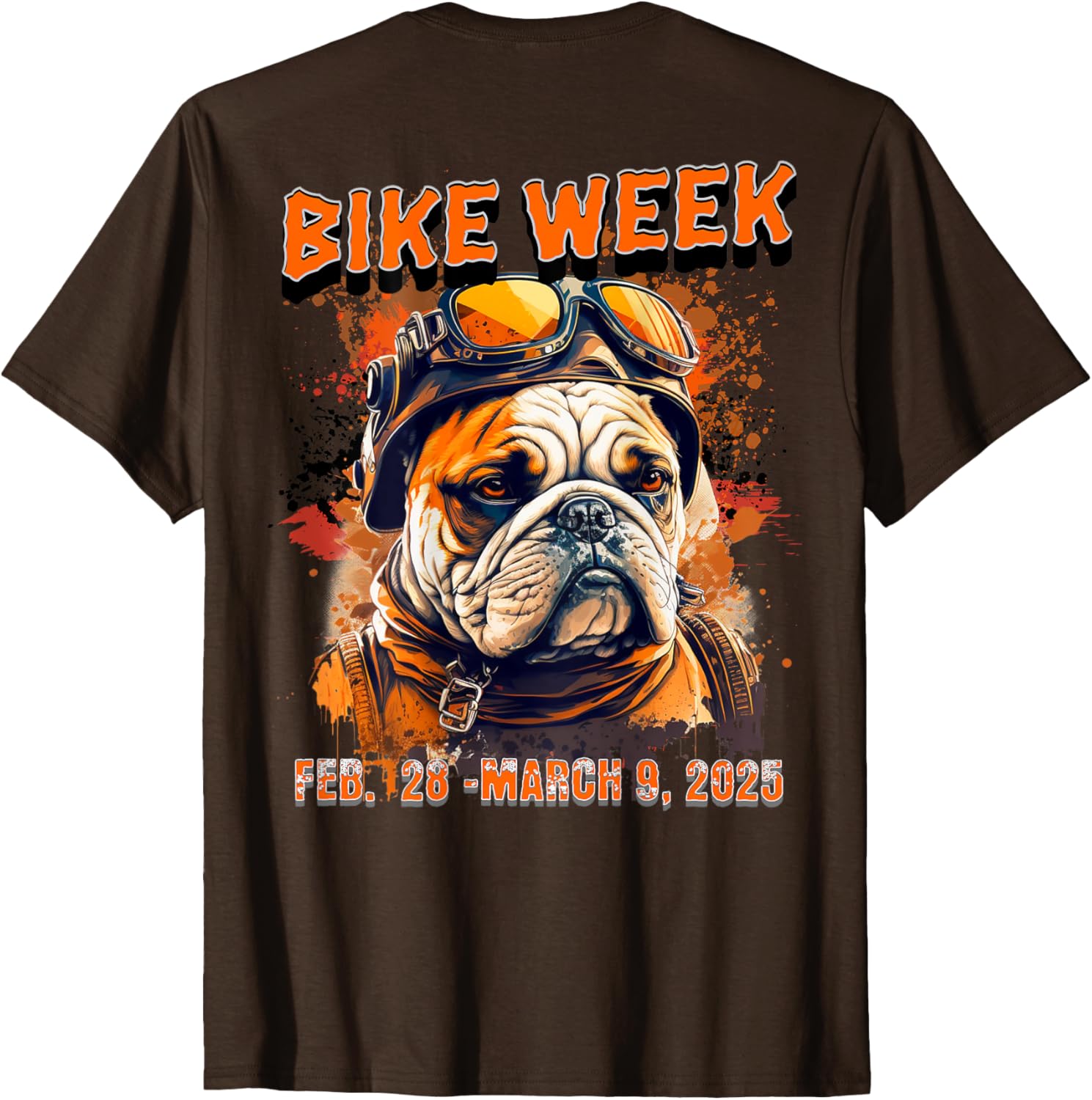 Bike Week 2025 Rally Dog Art T-Shirt for Men, Women, and Kids - 28