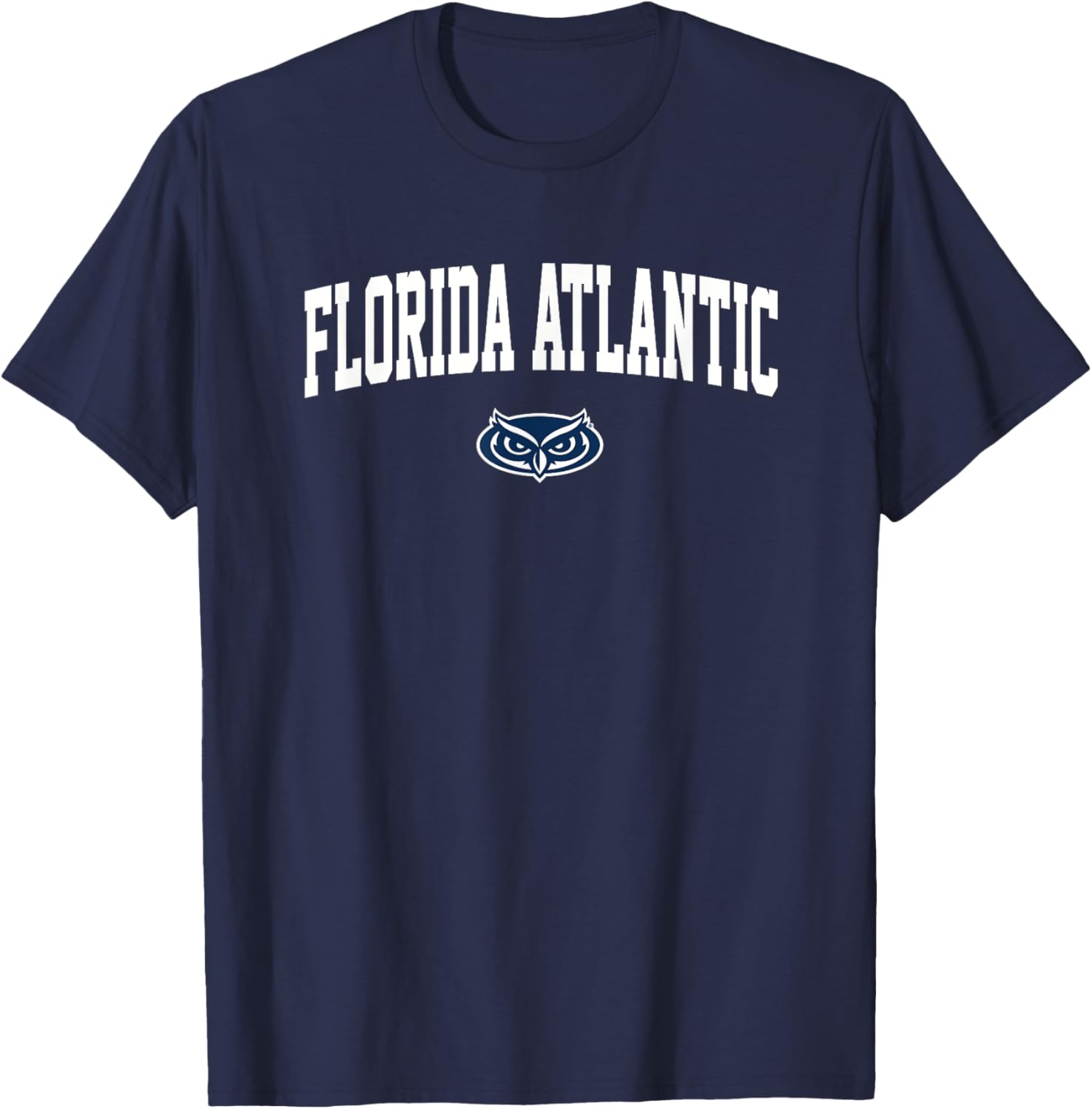 FAU Owls One Color Arch Logo T-Shirt for Sports and Outdoor Fans - 1