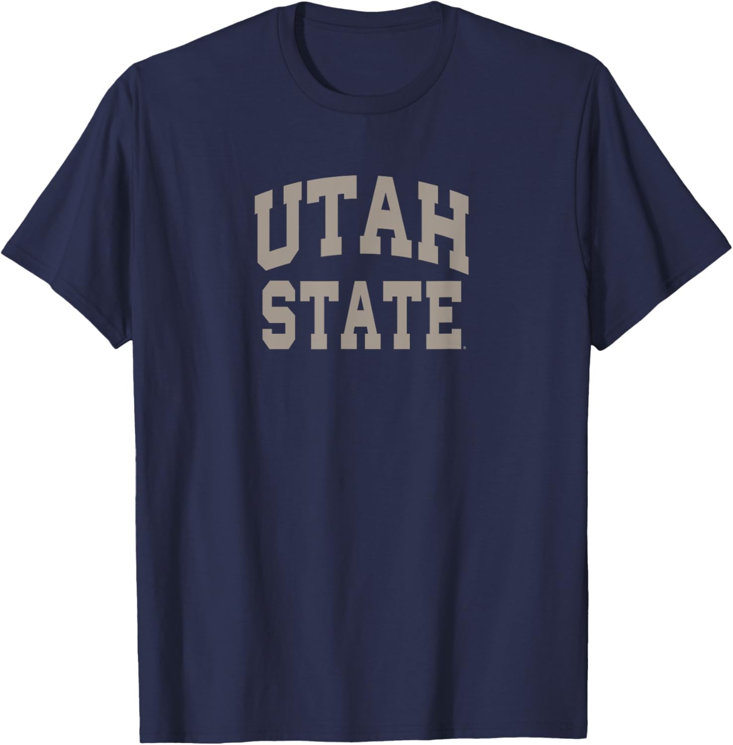 Utah State University Aggies Block Stacked T-Shirt for Sports Fans - 1