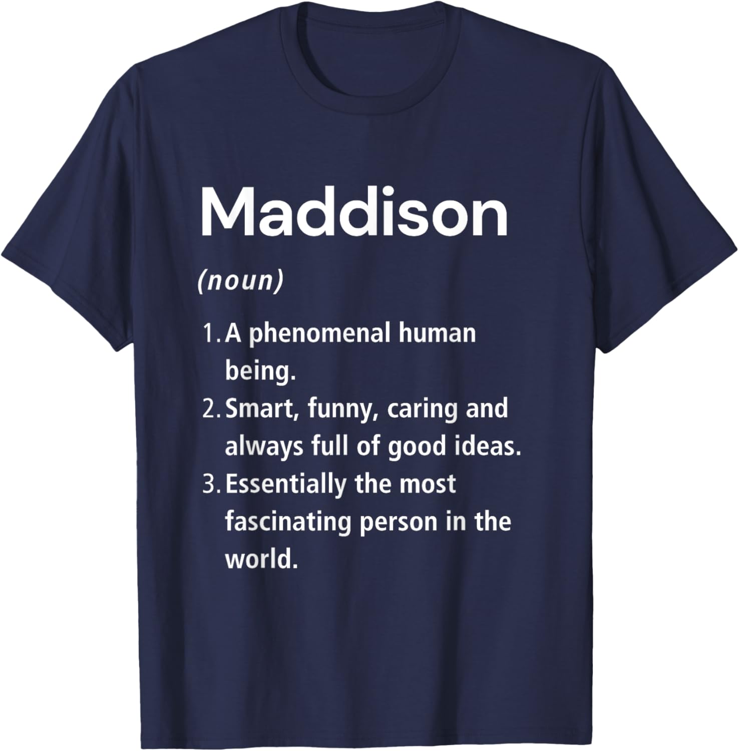 Funny Maddison Name Definition T-Shirt for Unique Style Lovers - 9