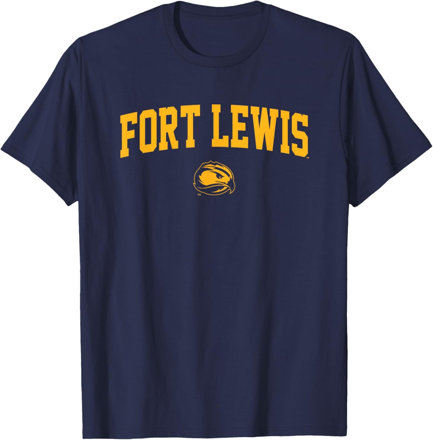 Fort Lewis College Skyhawks One Color Arch Logo T-Shirt for Sports Fans - 1