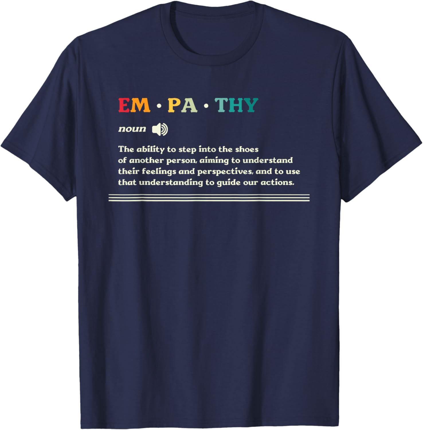 Empathy Noun Ability to Understand Feelings T-Shirt for Compassionate Souls - 5