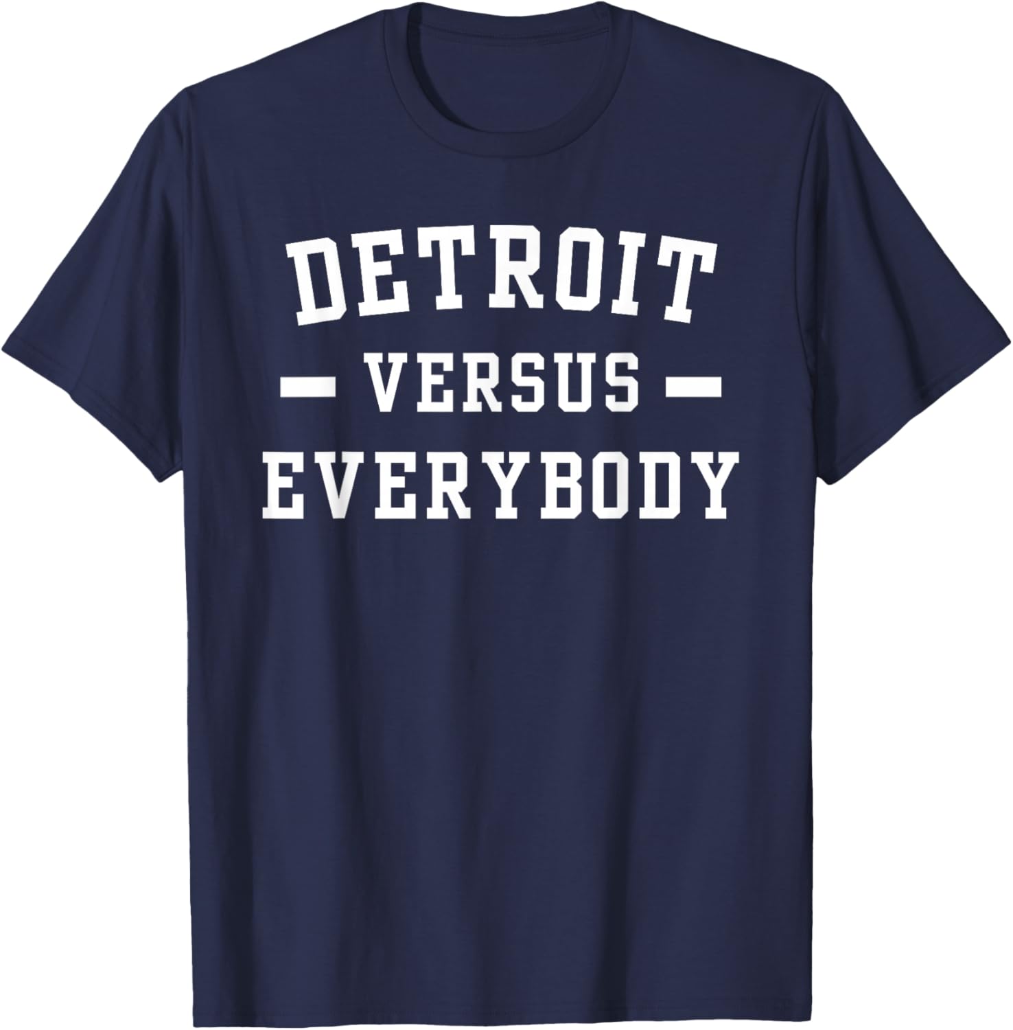 Detroit Versus Everybody Graphic Tee - Stylish Casual Wear for Fans - 5