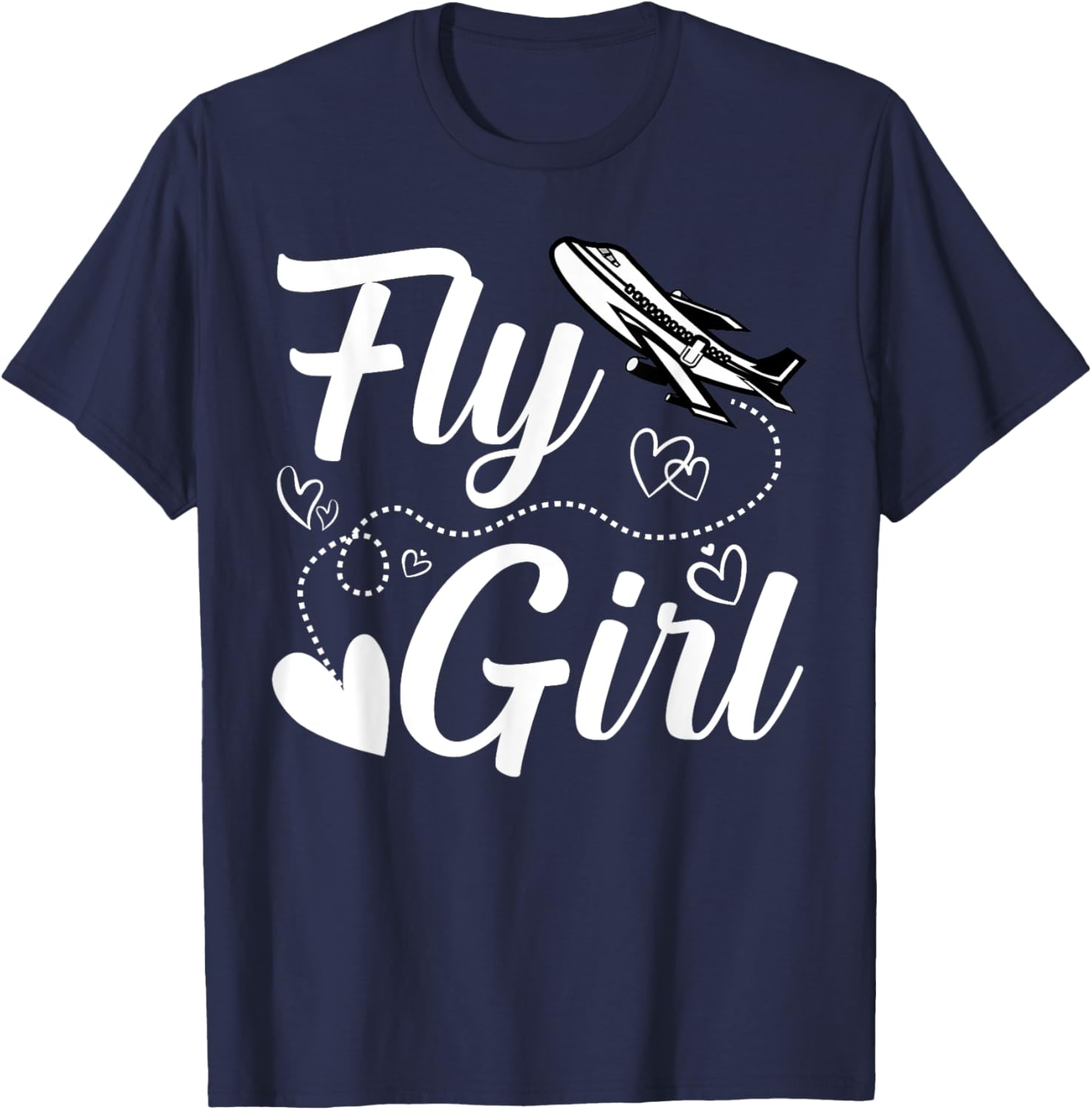 Flygirl Vintage Aviation Pilot Flight Attendant T-Shirt for Aviation Lovers - 5