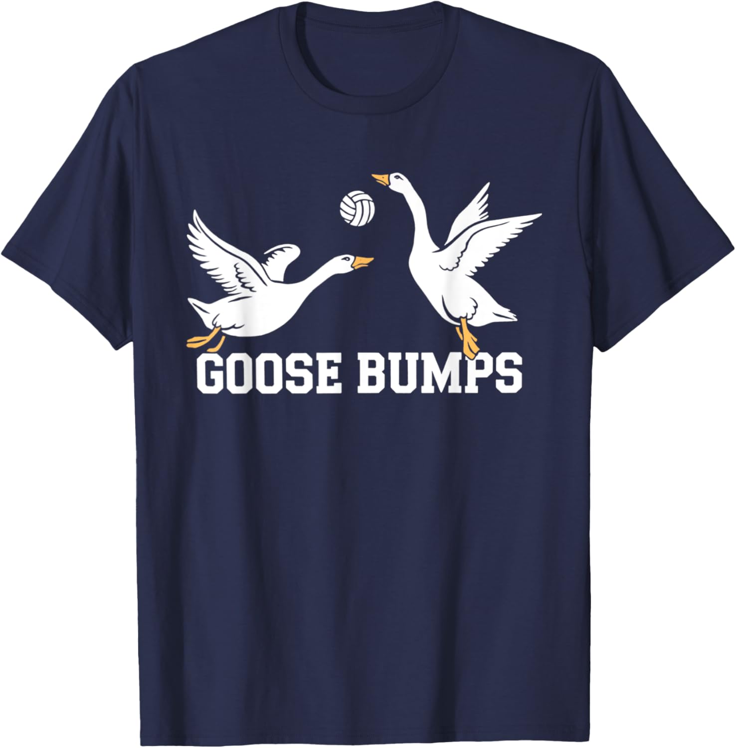 Goose Bumps Volleyball Spike T-Shirt for Sports Lovers and Athletes - 19