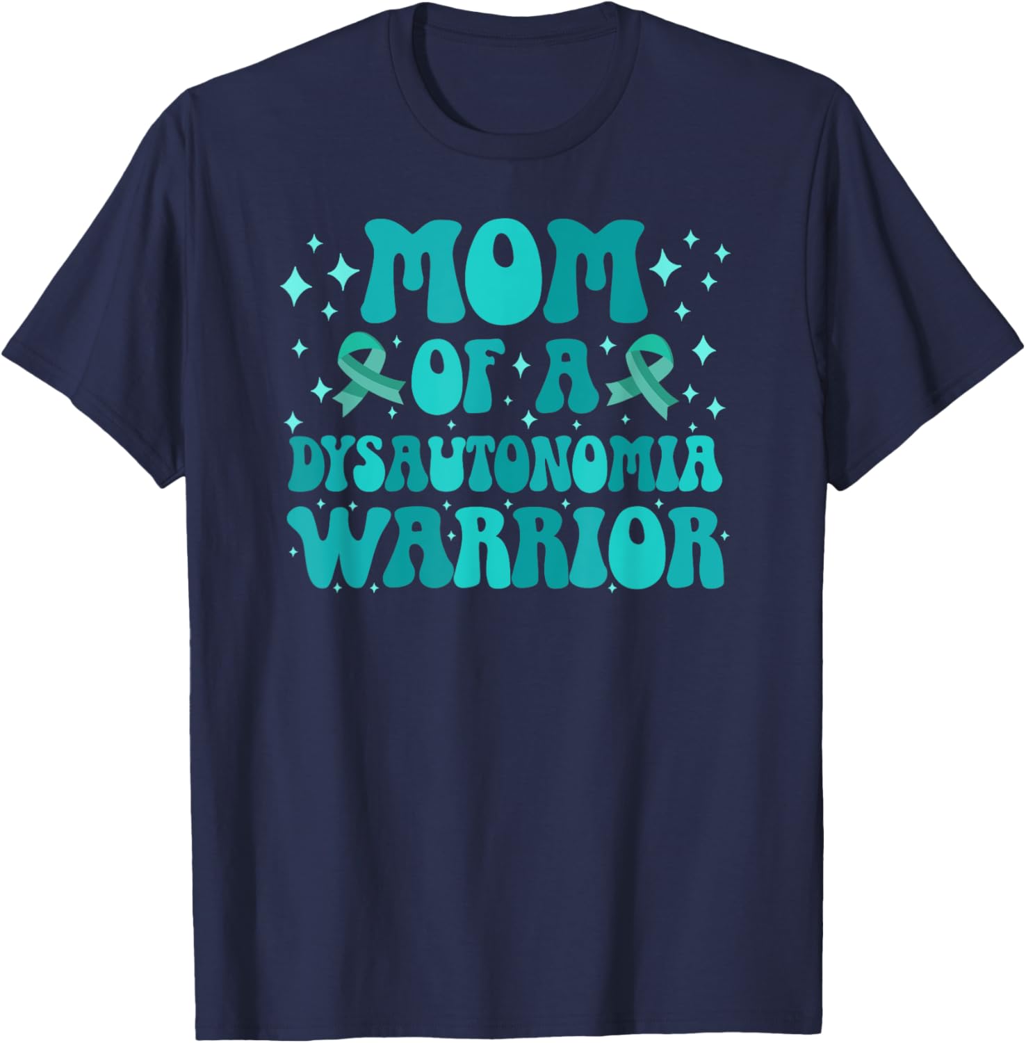Groovy Dysautonomia Mom T-Shirt for Proud Mothers of Warriors - 7