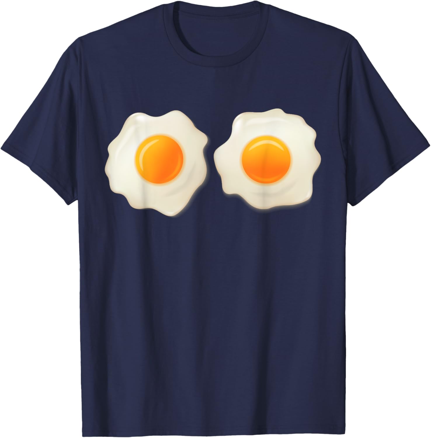 Double Fried Eggs Sunny Side Up T-Shirt for Food Lovers and Fun Apparel - 2