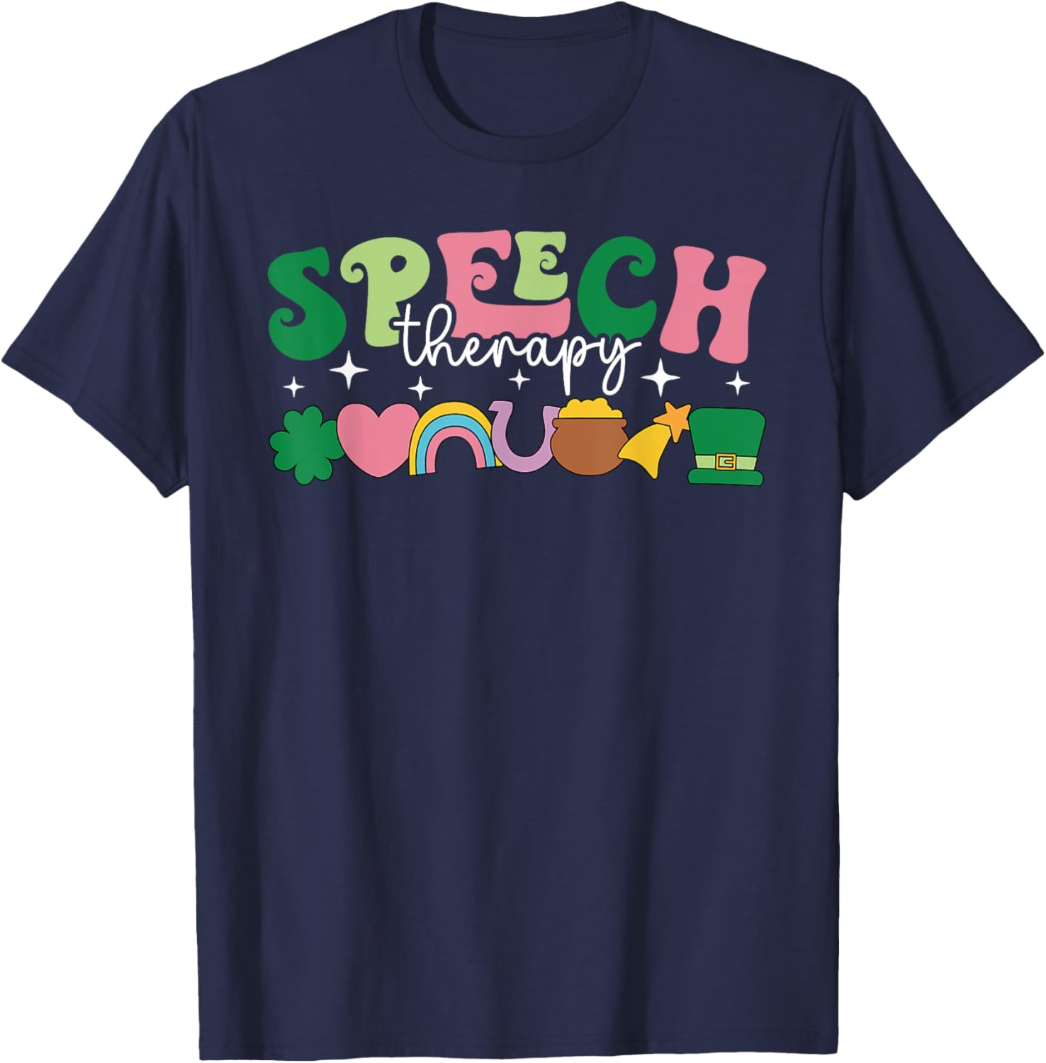 Lucky Charm St Patrick's Day Speech Therapy T-Shirt for SLPs - 2