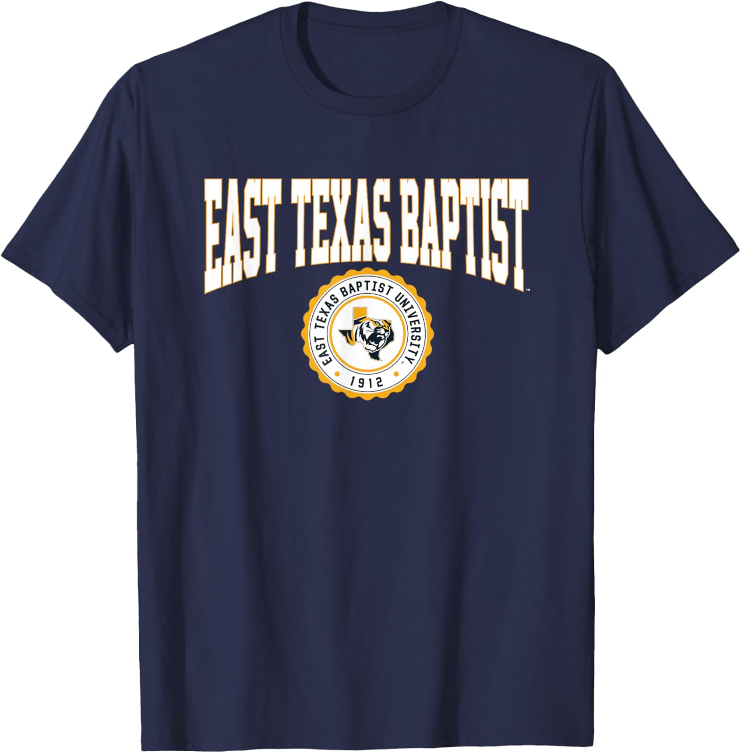 East Texas Baptist University Tigers Seal T-Shirt for Sports Lovers - 1