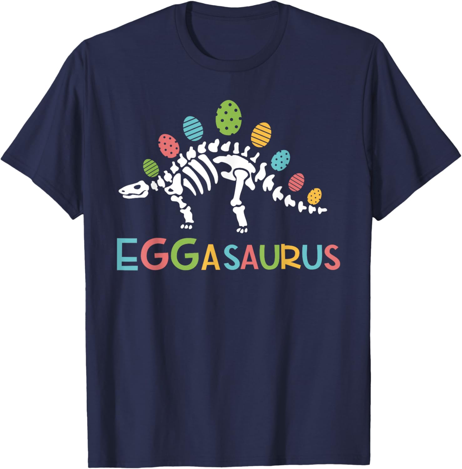 Eggasaurus Easter Stegosaurus Dinosaur Toddler T-Shirt for Boys - 2