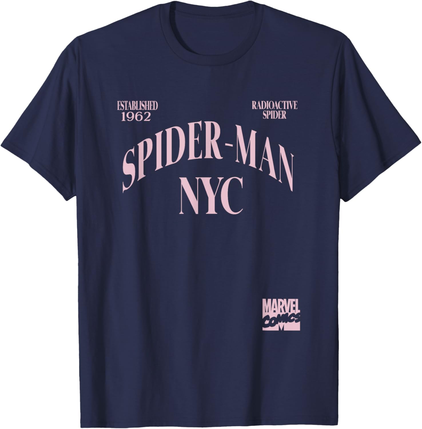 Marvel Comics Spider-Man NYC Vintage Radioactive T-Shirt for Fans - 2