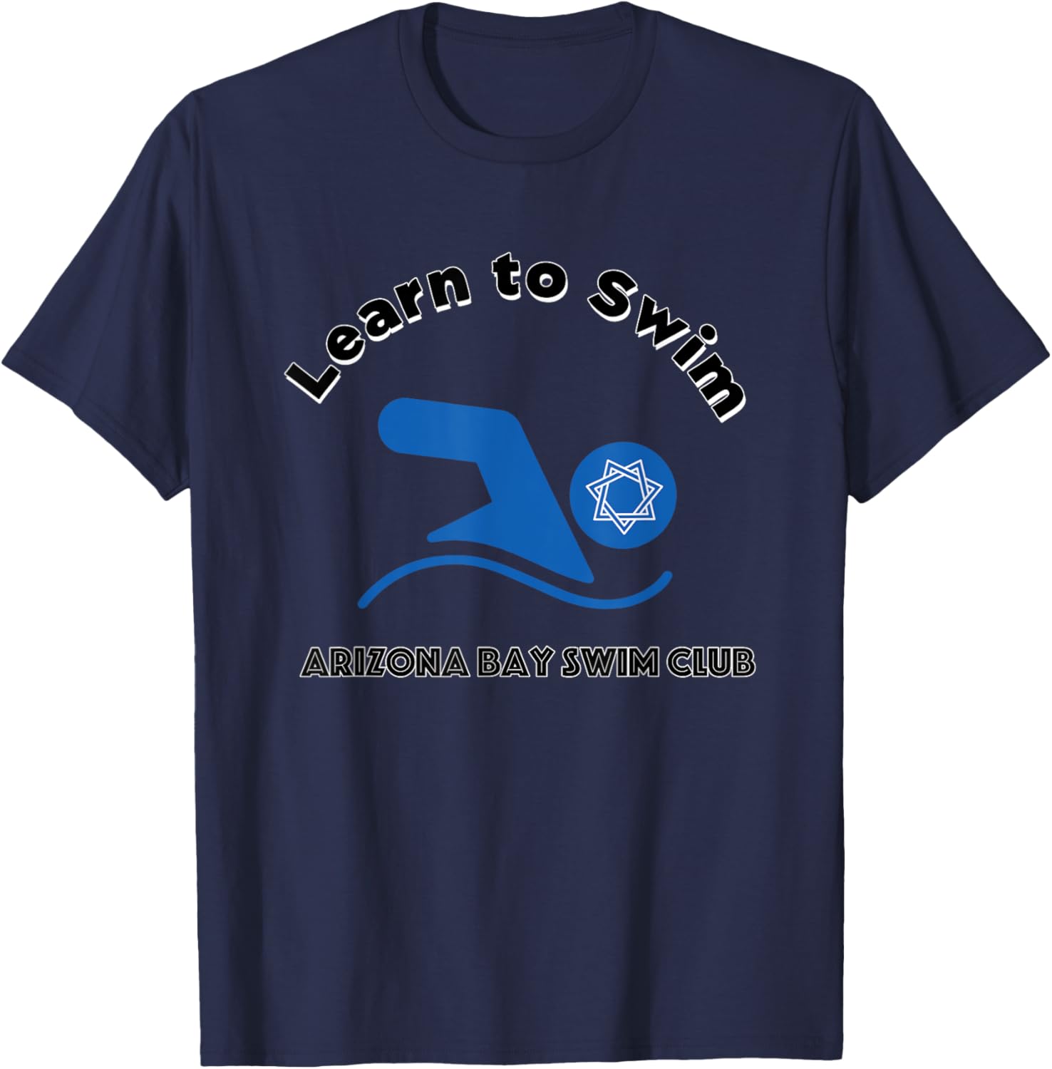 Learn to Swim Club Bay Arizona T-Shirt Fun Summer Swimwear Apparel - 9