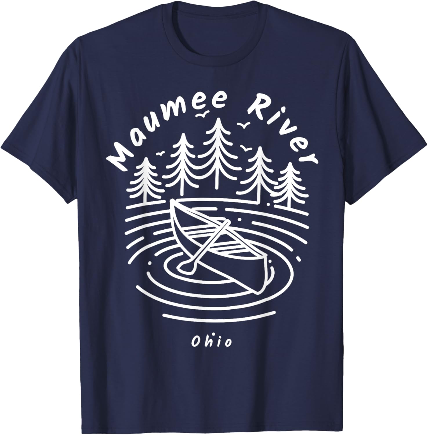 Maumee River Ohio T-Shirt for Nature Lovers and Outdoor Enthusiasts - 8